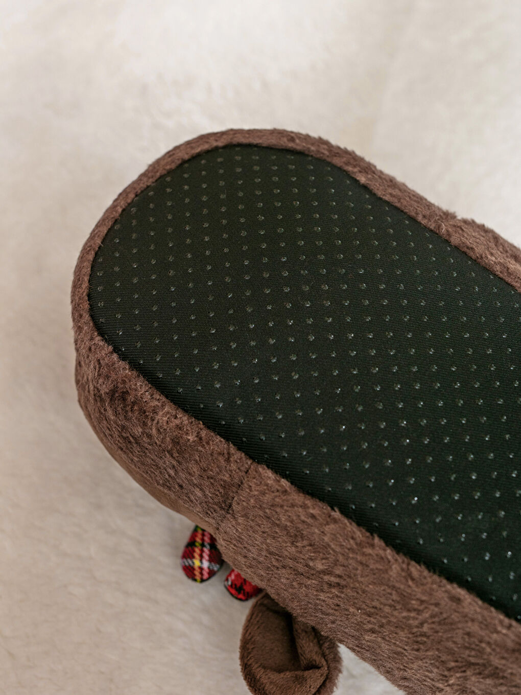 Hirschfigurierte Plüsch Hausschuhe für Damen-4