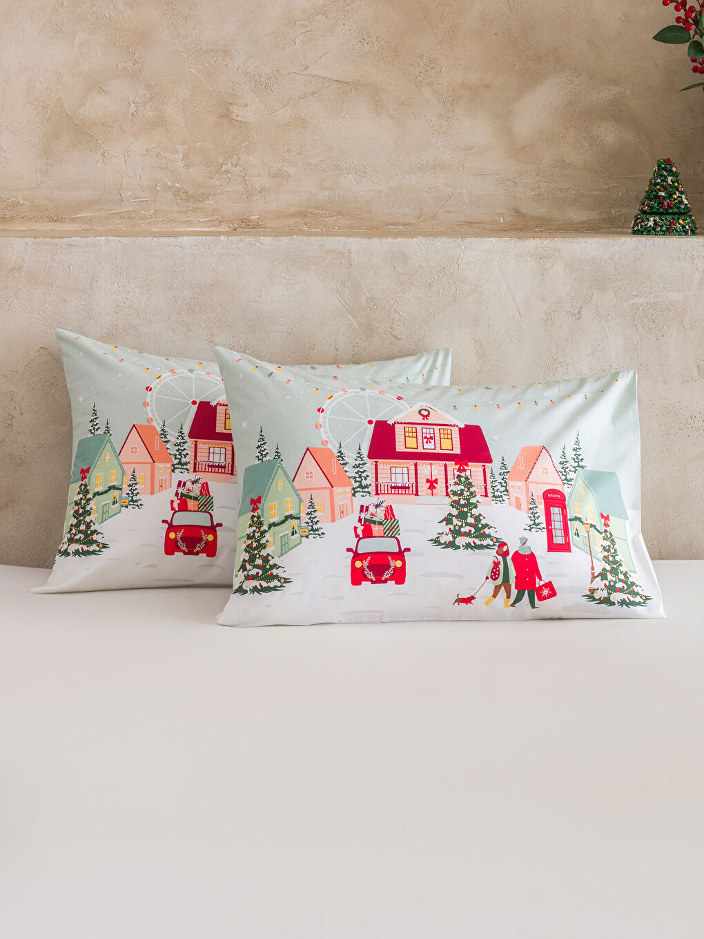 Christmas Themed Pillowcase 2 Pack 50x70 cm-1