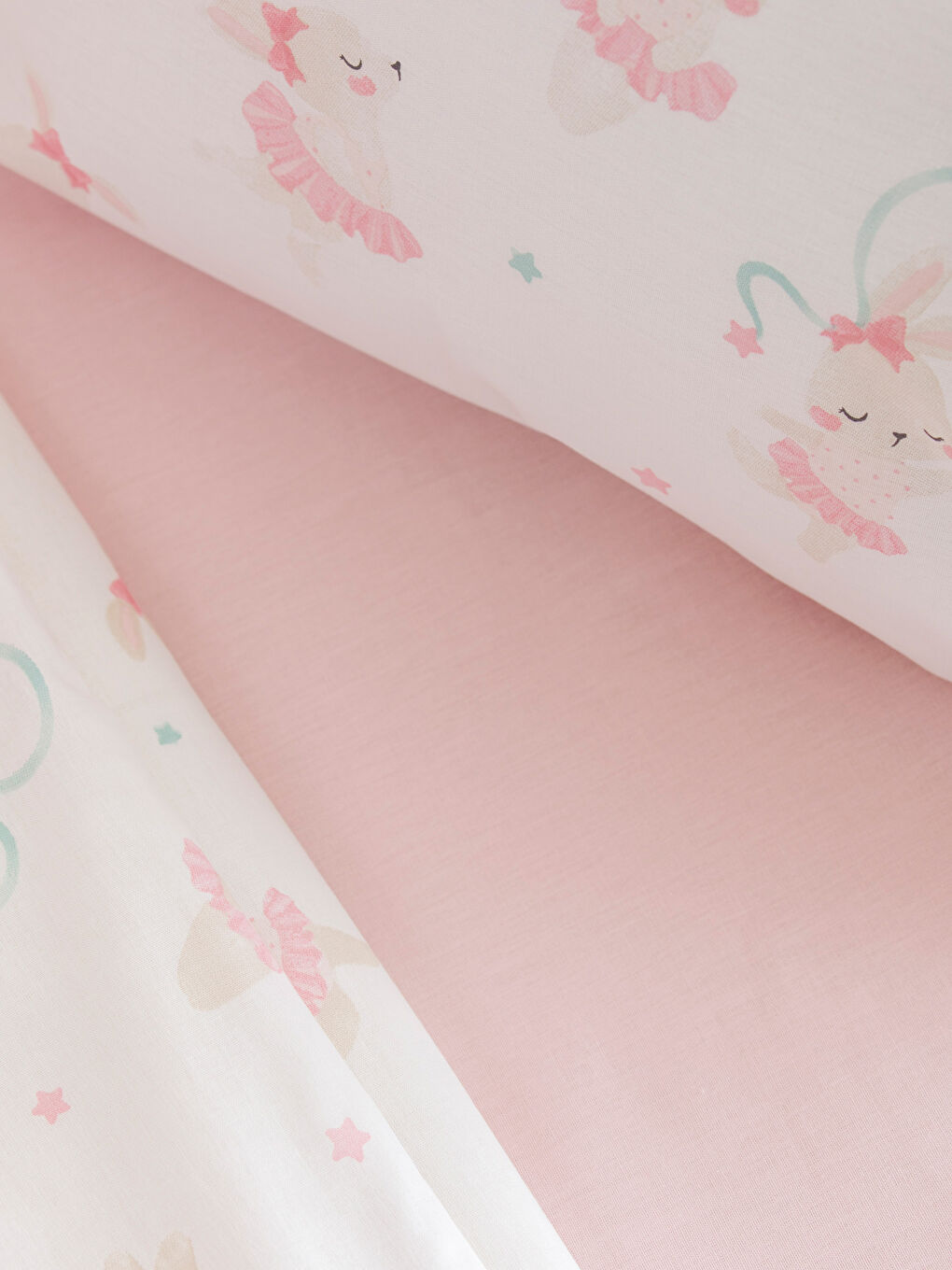 Karışık Baskılı Kız Bebek Nevresim Takımı-3