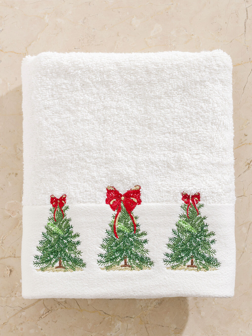 New Year Themed Hand Towel 50x80 cm-2
