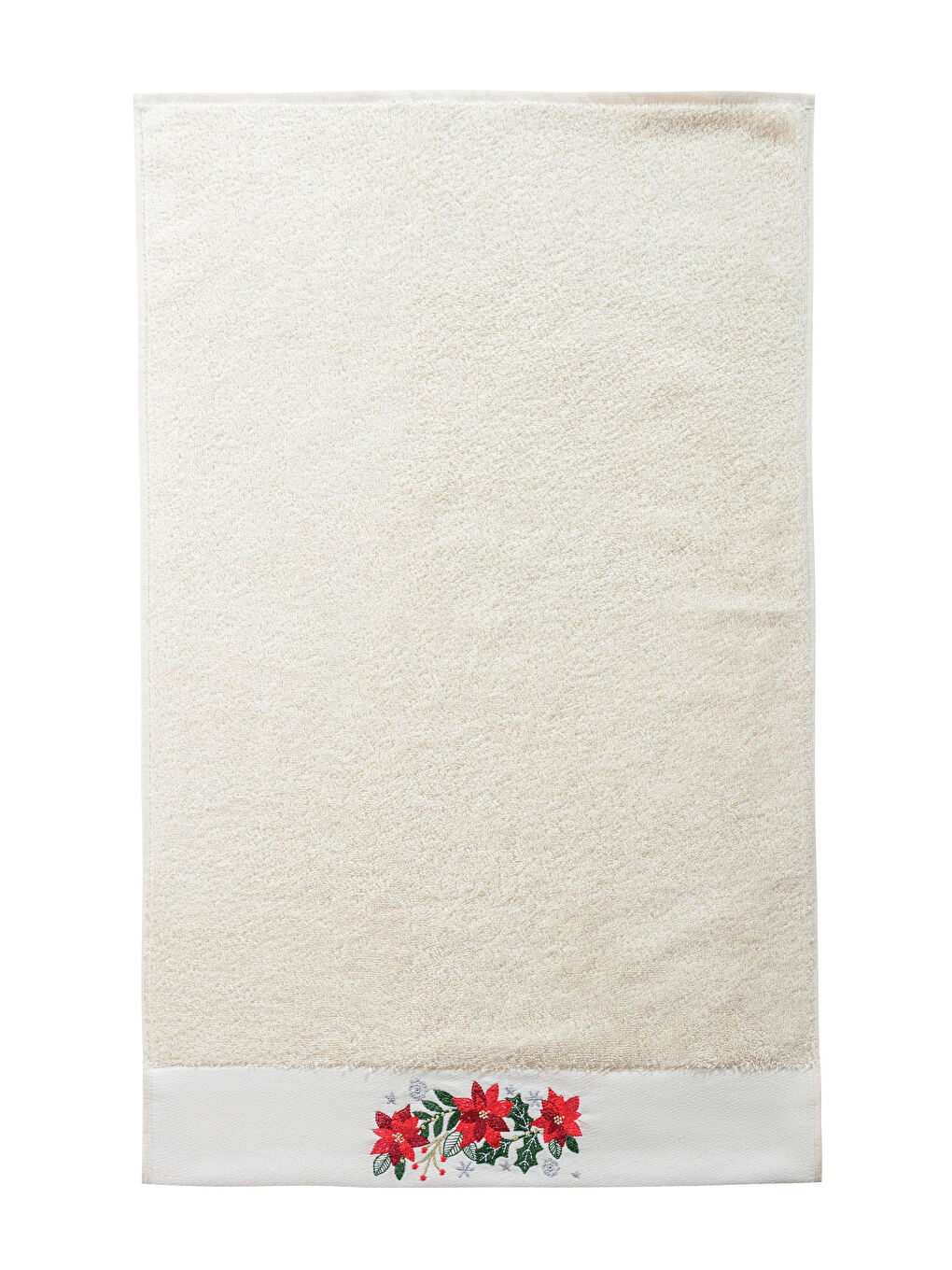 Embroidered Floral Cotton Hand Towel 50x80 cm-4