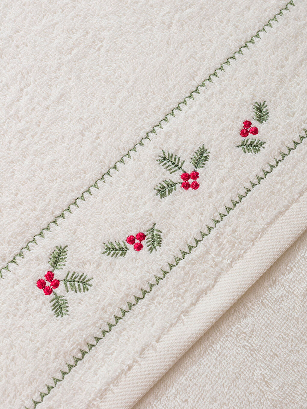 New Year Themed Cotton Face Towel 50x80 cm-3