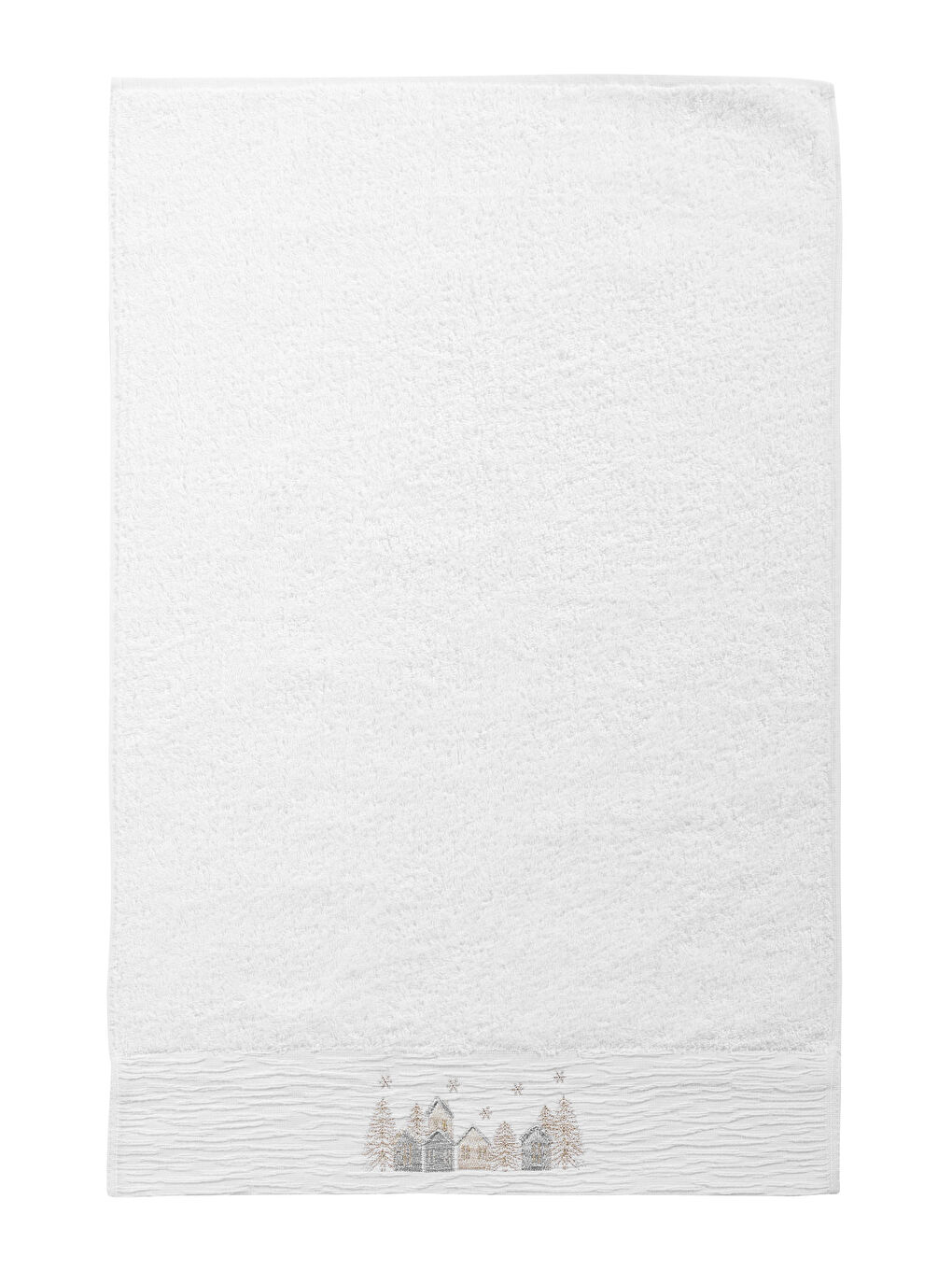 New Year Themed Cotton Face Towel 50x80 cm-4