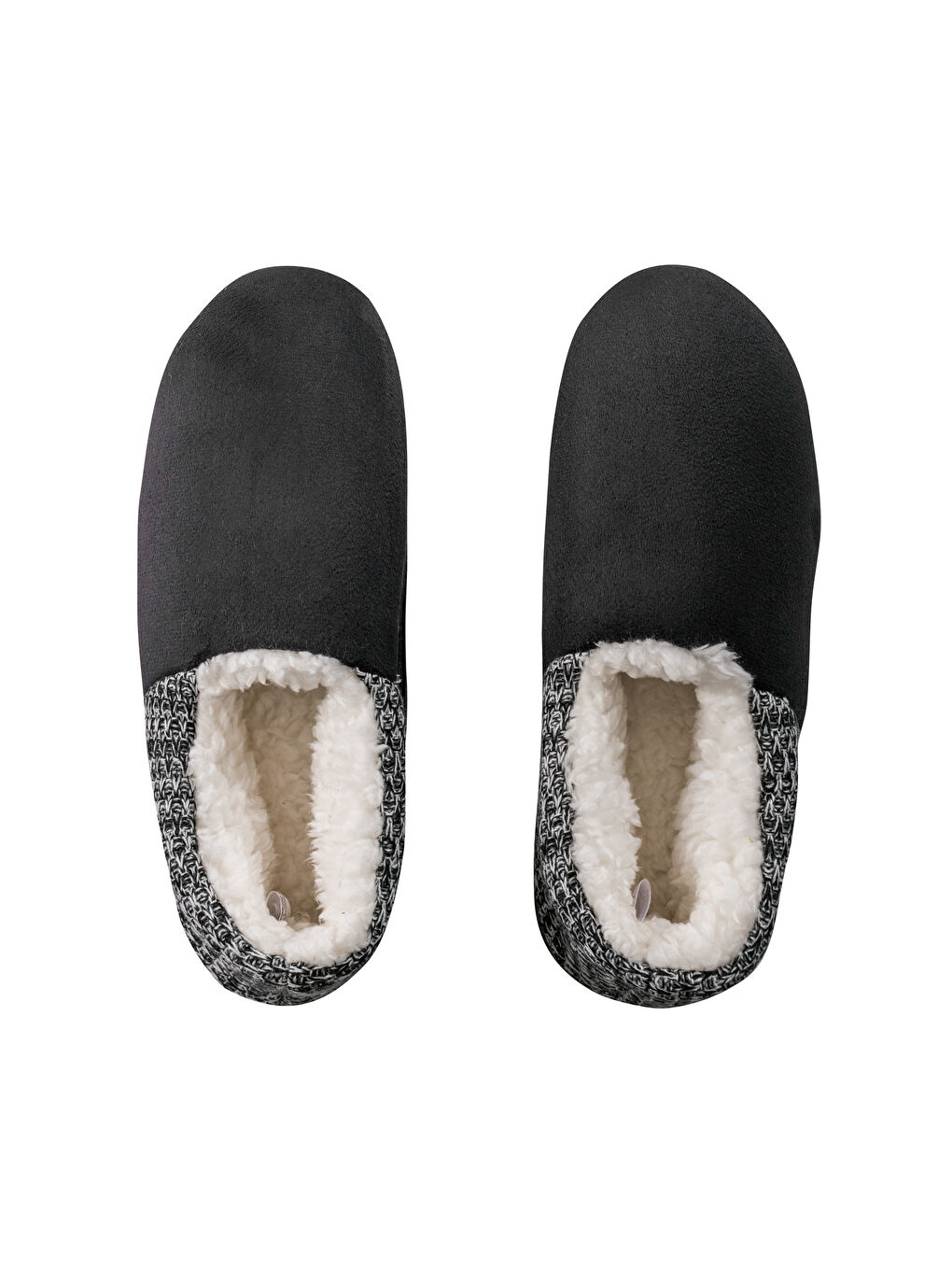 Siyah İçi Kürklü Erkek Ev Botu Panduf-5