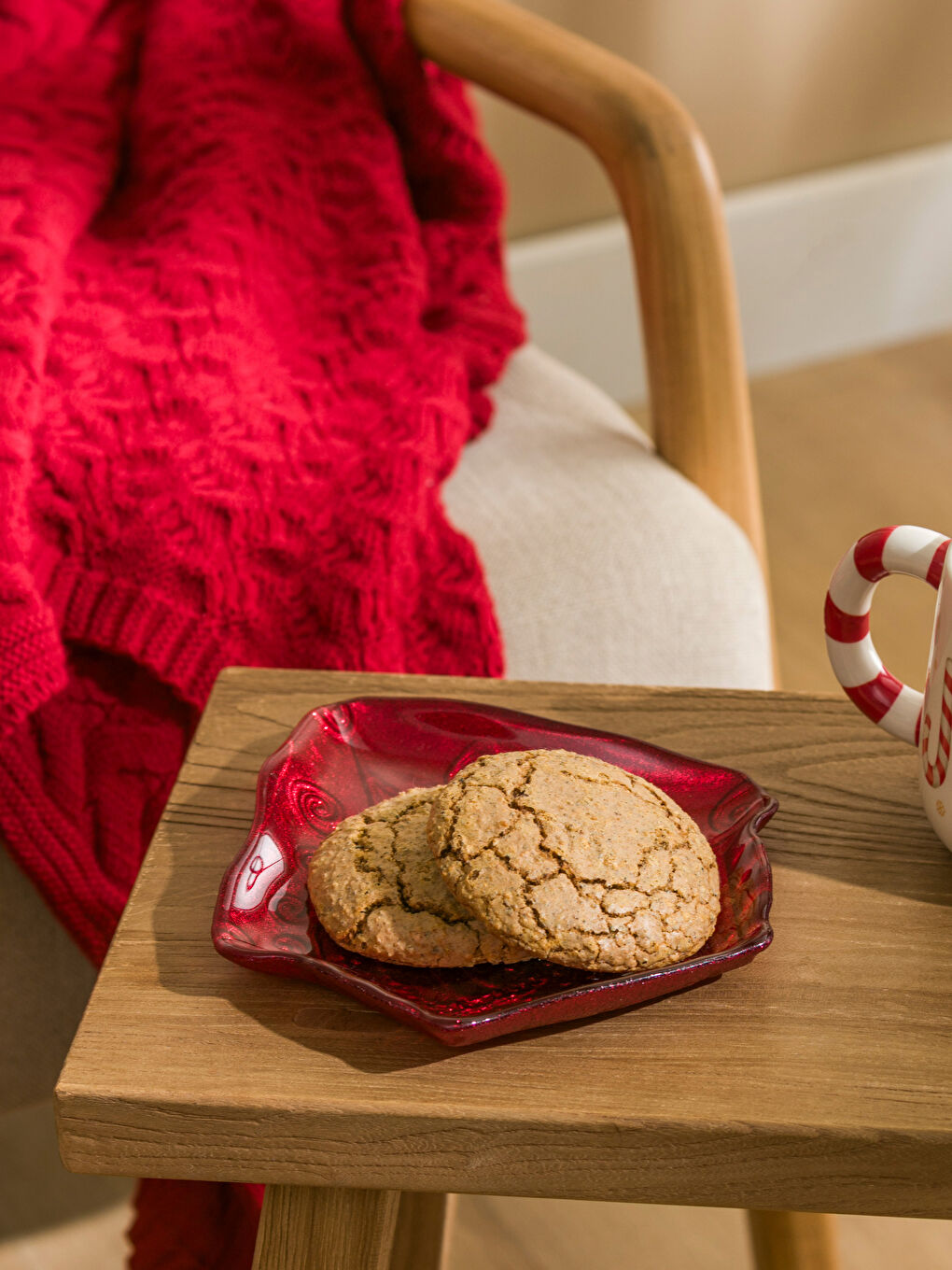 Christmas Themed Glass Plate-1