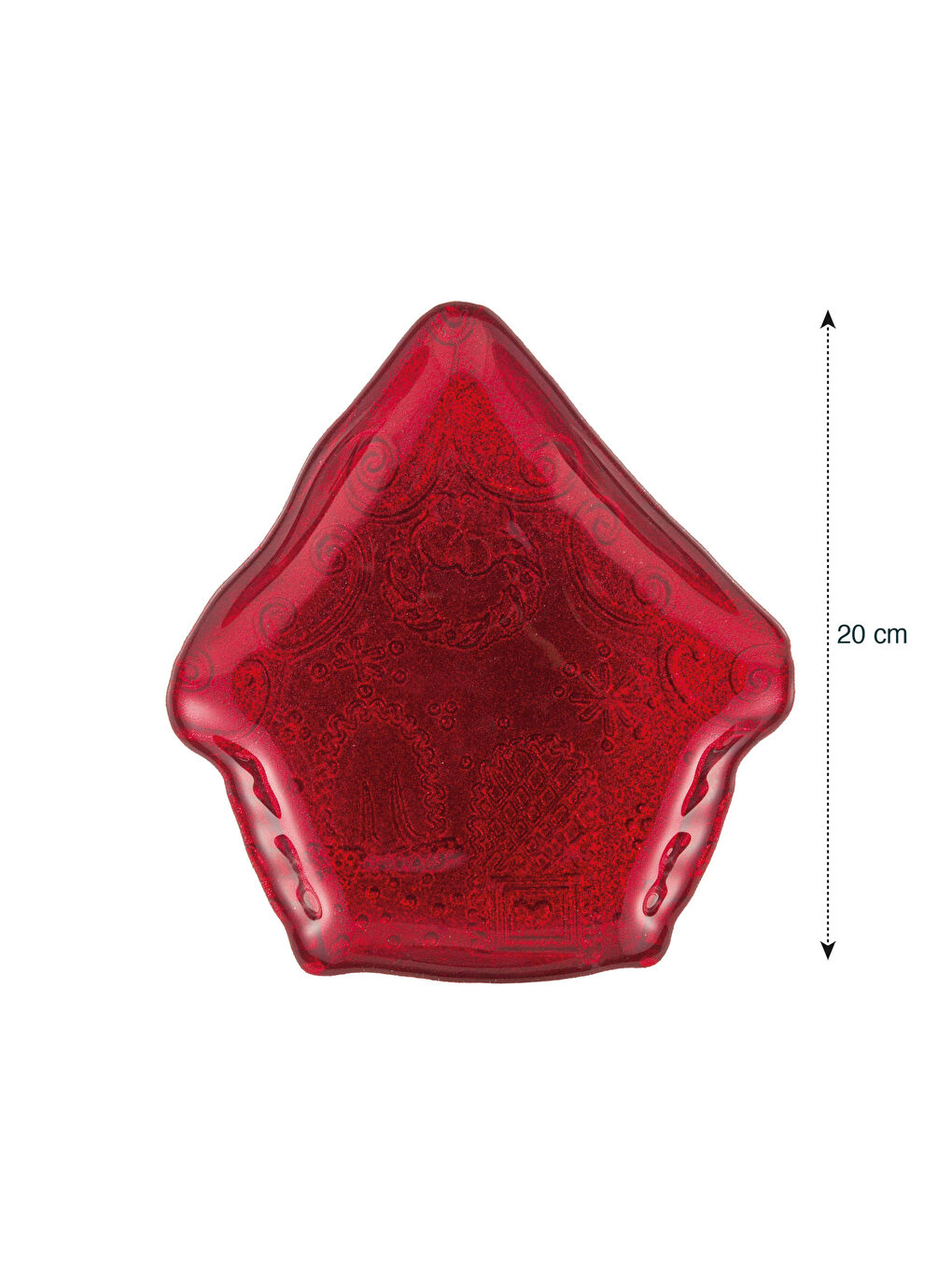 Christmas Themed Glass Plate-3