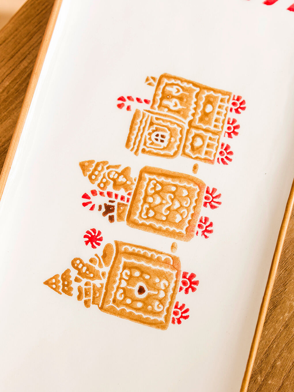 Printed Ceramic Serving Plate 28 cm-2