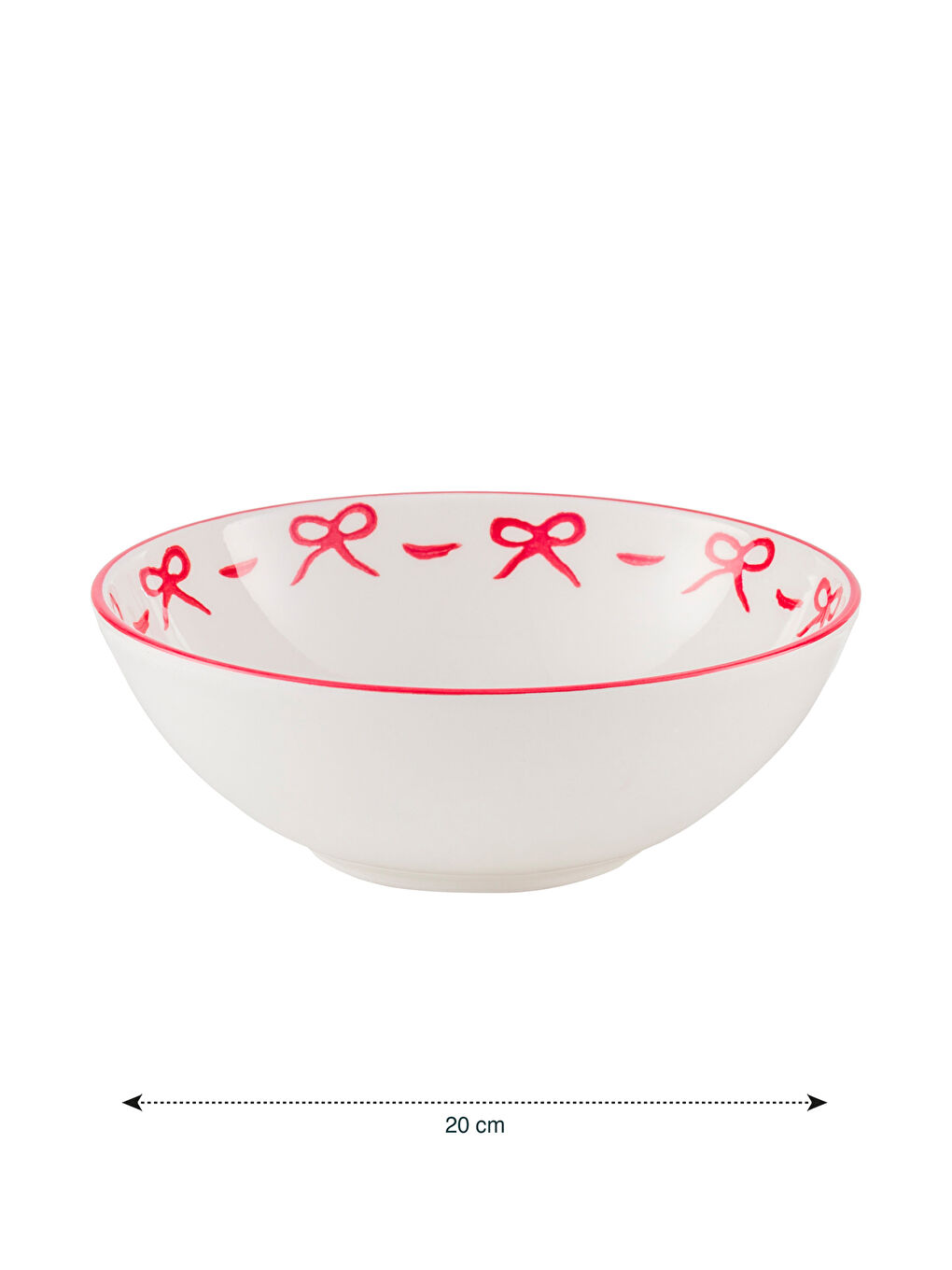 Bow Print Salad Bowl-3