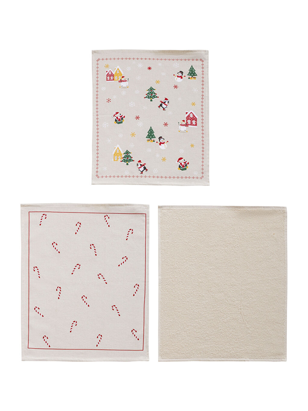 New Year's Themed Tea Towel 3-Piece 40x50 Cm-4