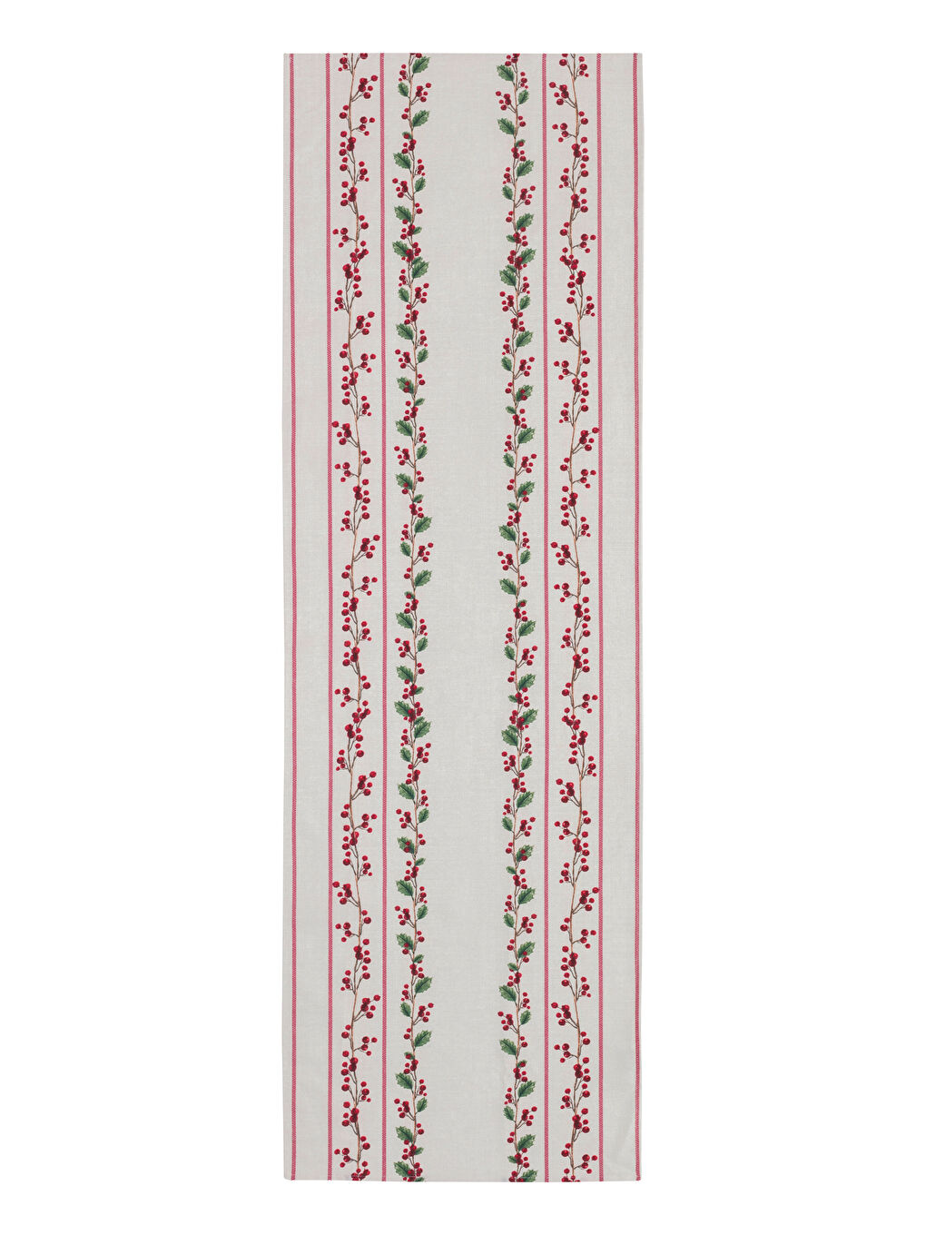 Floral Embroidered Runner 45x150 cm-9