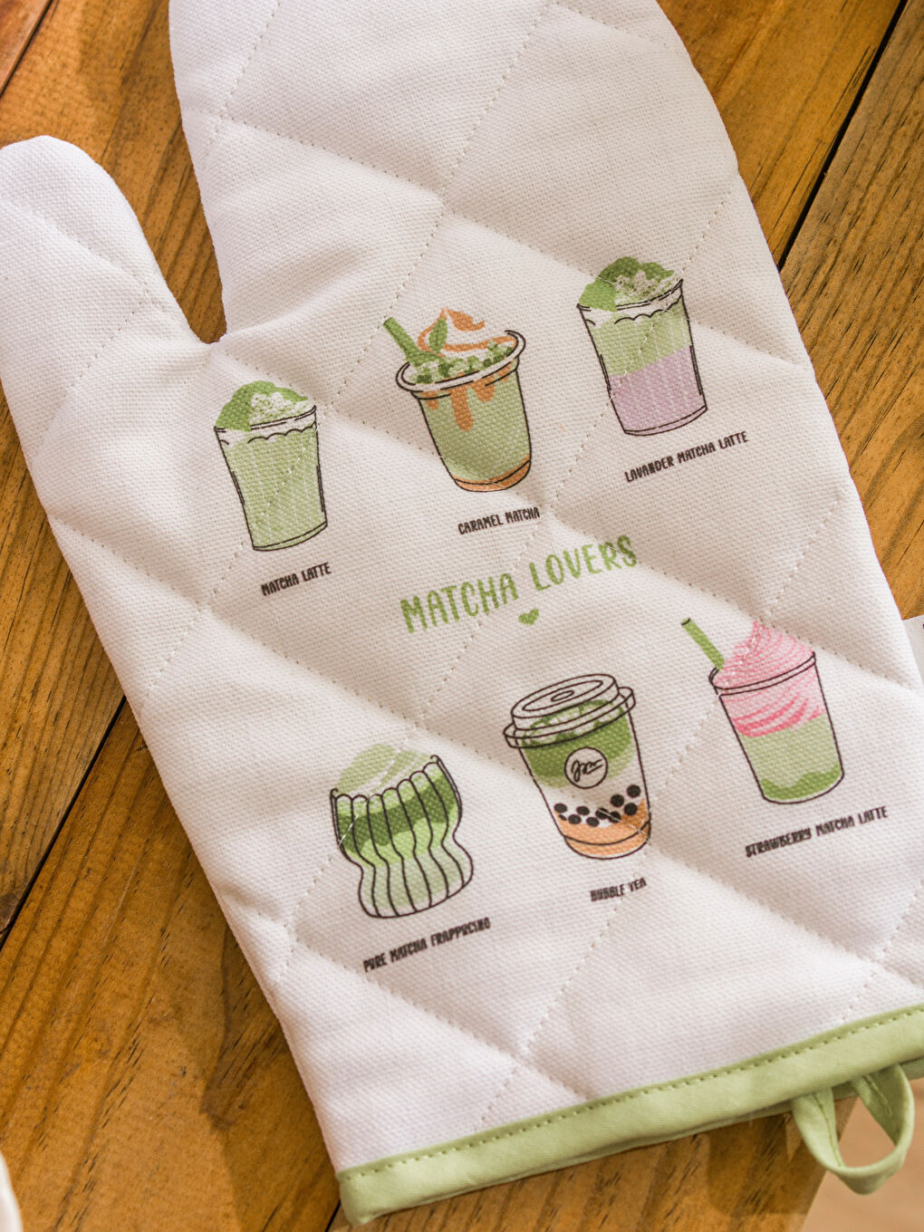 LCW HOME Printed Oven Mitt and Pot Holder -W5JG12Z8-J5E