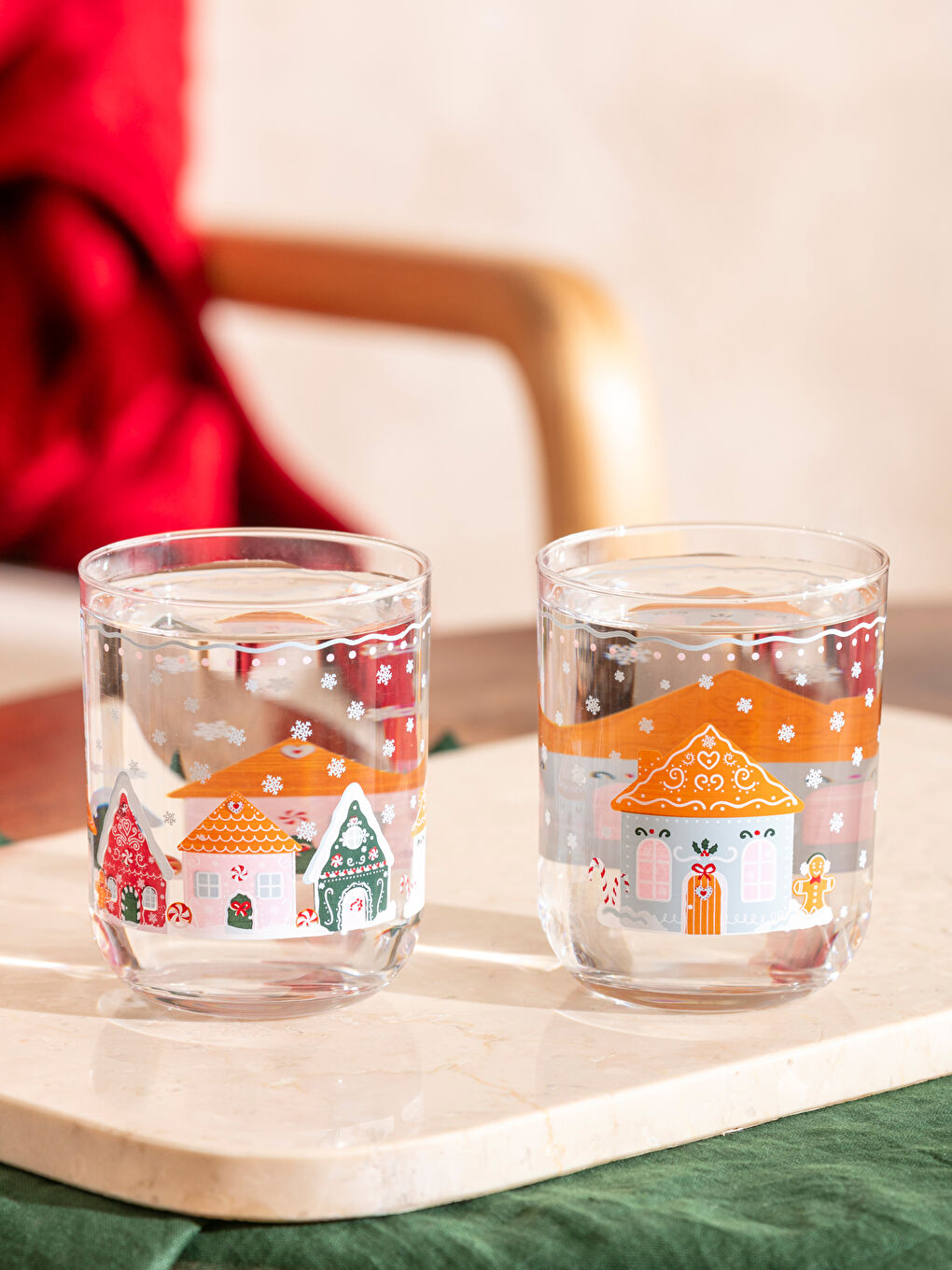 New Year Themed Glass Set 4-pack 350 ml-1
