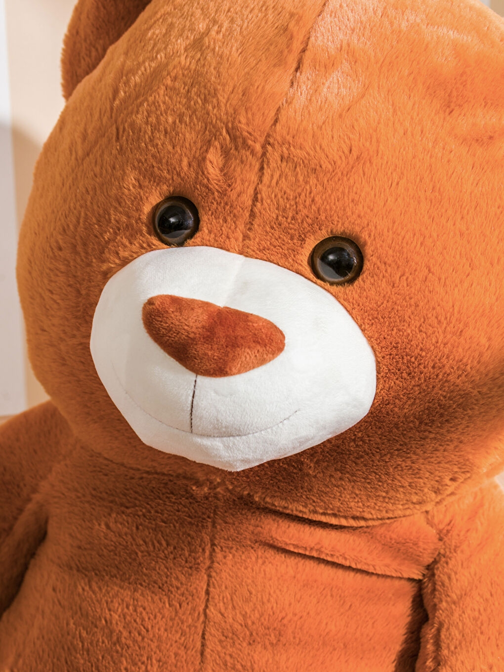 Kahverengi Ayı Figürlü Pelüş Bebek Kırlent 120 cm-2