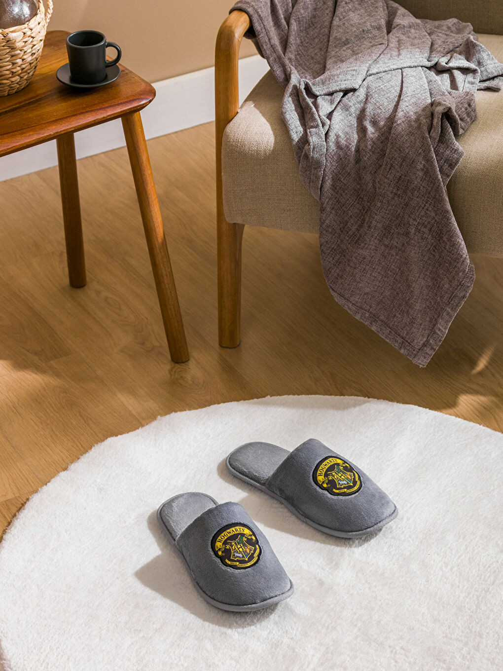 Harry Potter Printed Plush Men's Home Slippers