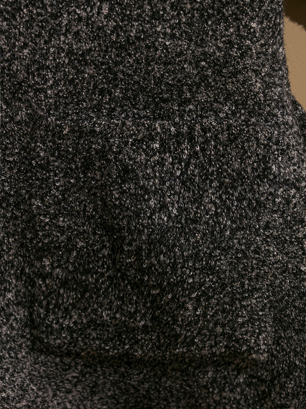 Antrasit Şal Yaka Kadın Triko Hırka-5