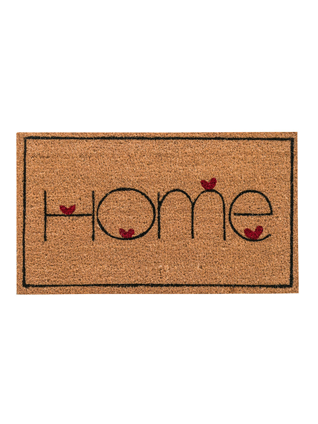 Karışık Home Yazı Baskılı Kapı Önü Paspası 60x35 cm-4