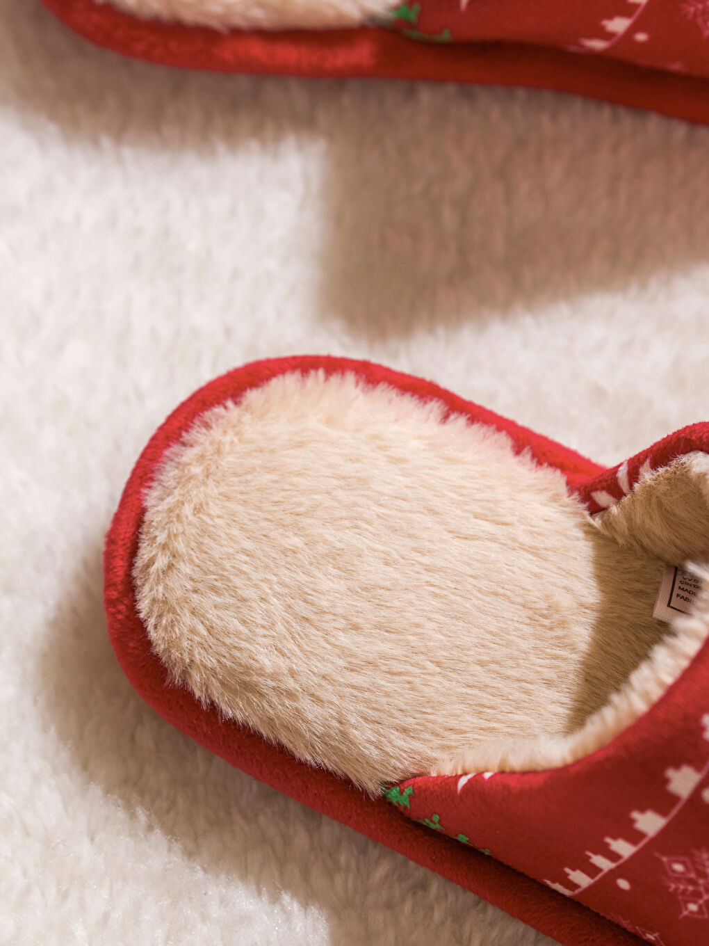 Yılbaşı Temalı Kadın Ev Terliği-2