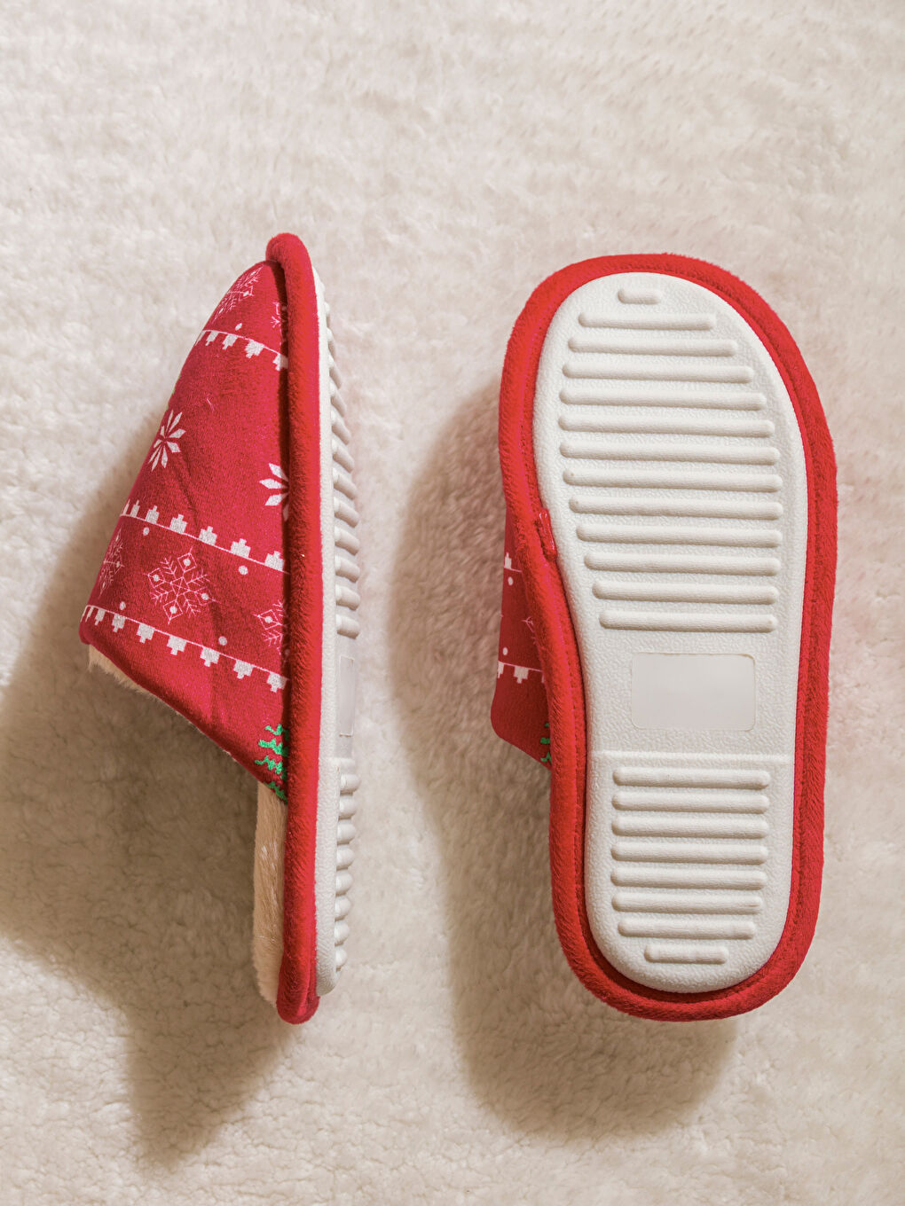 Yılbaşı Temalı Kadın Ev Terliği-3