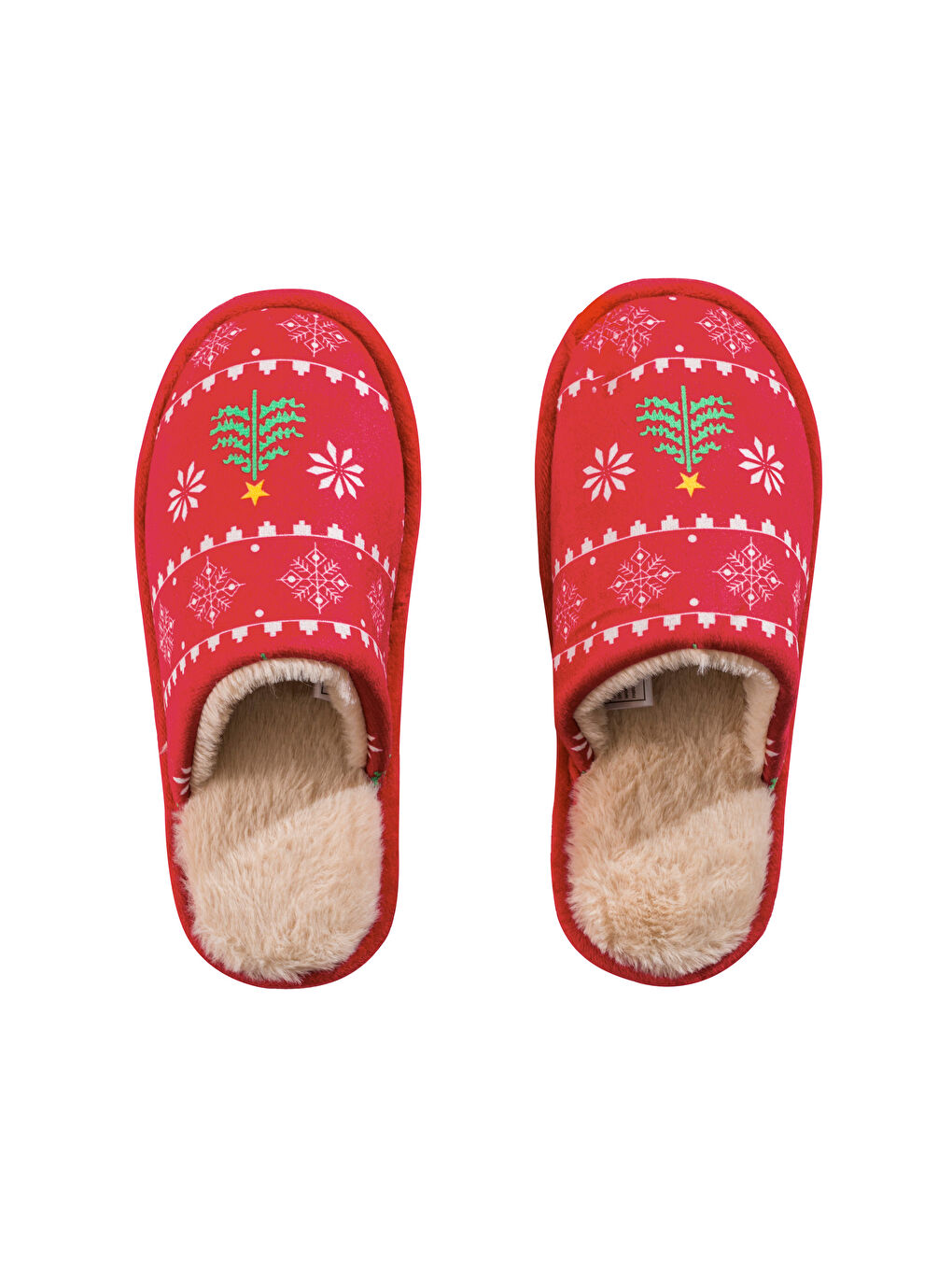 Yılbaşı Temalı Kadın Ev Terliği-5