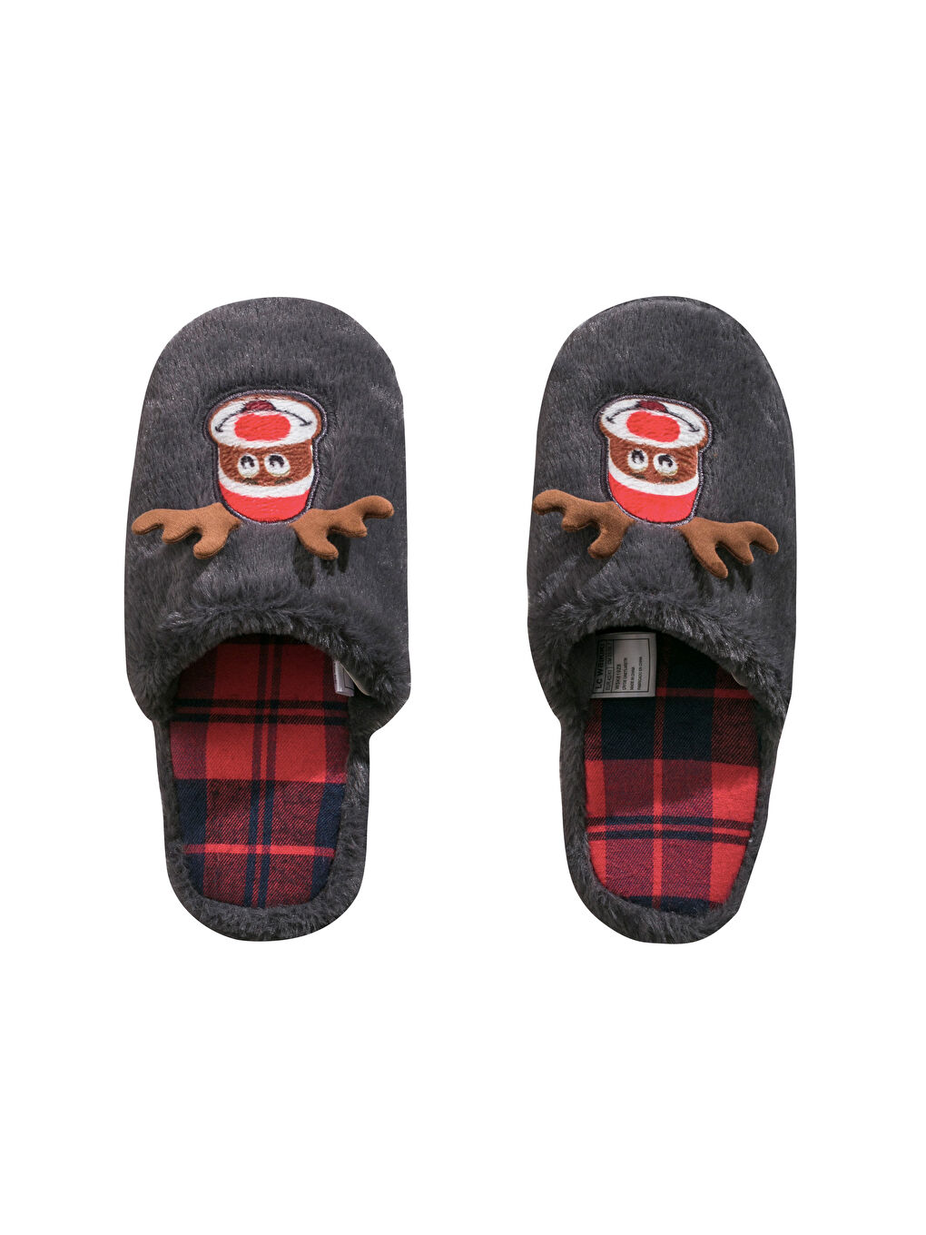New Year Themed Men's House Slippers-5