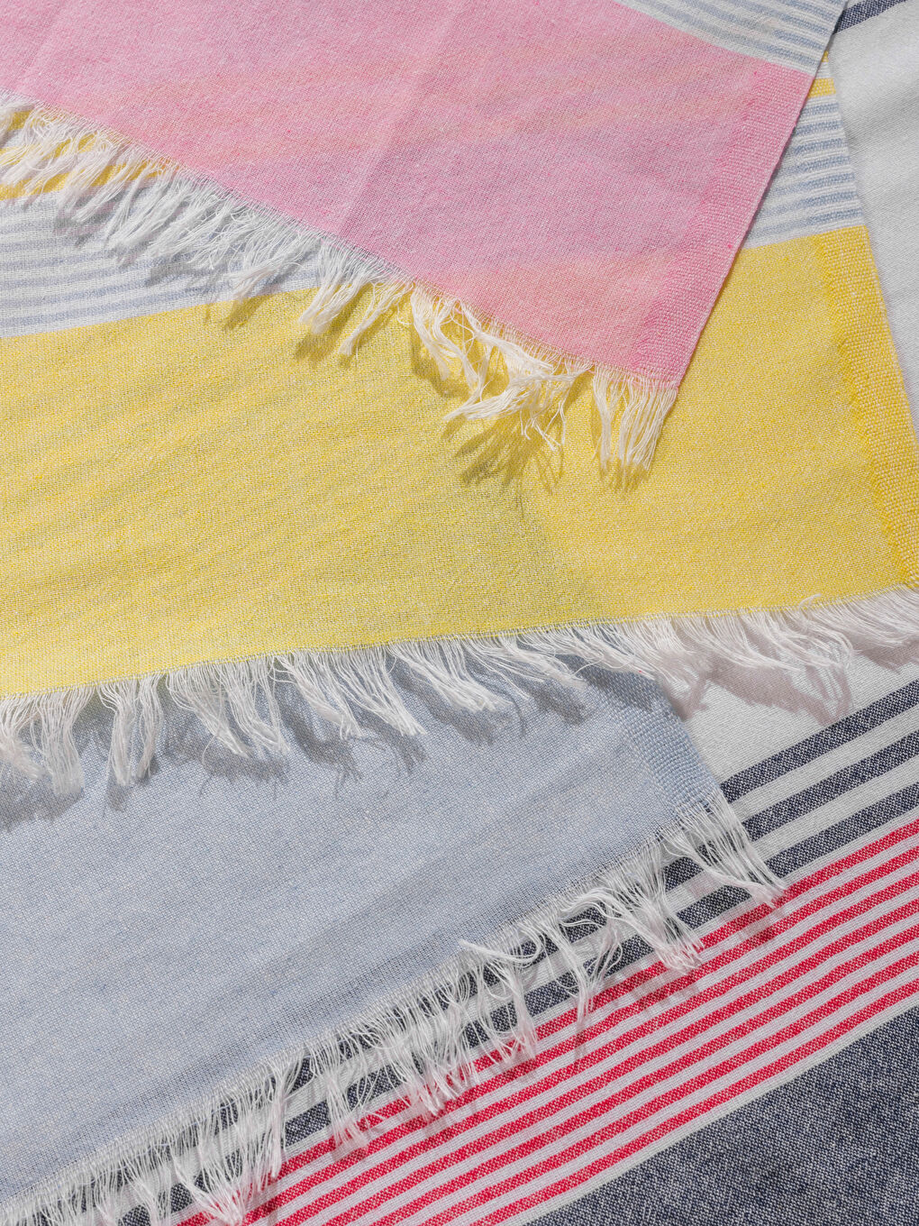 Karışık Çizgili Peştamal Kurulama Bezi 4'lü 40x50 cm-2