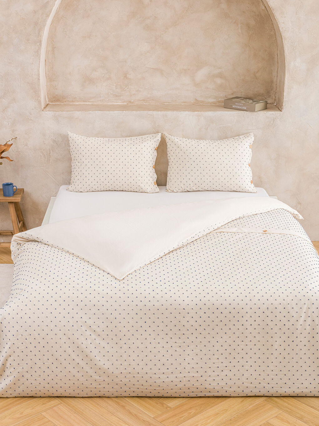 Karışık Desenli Çift Kişilik Nevresim Seti-1