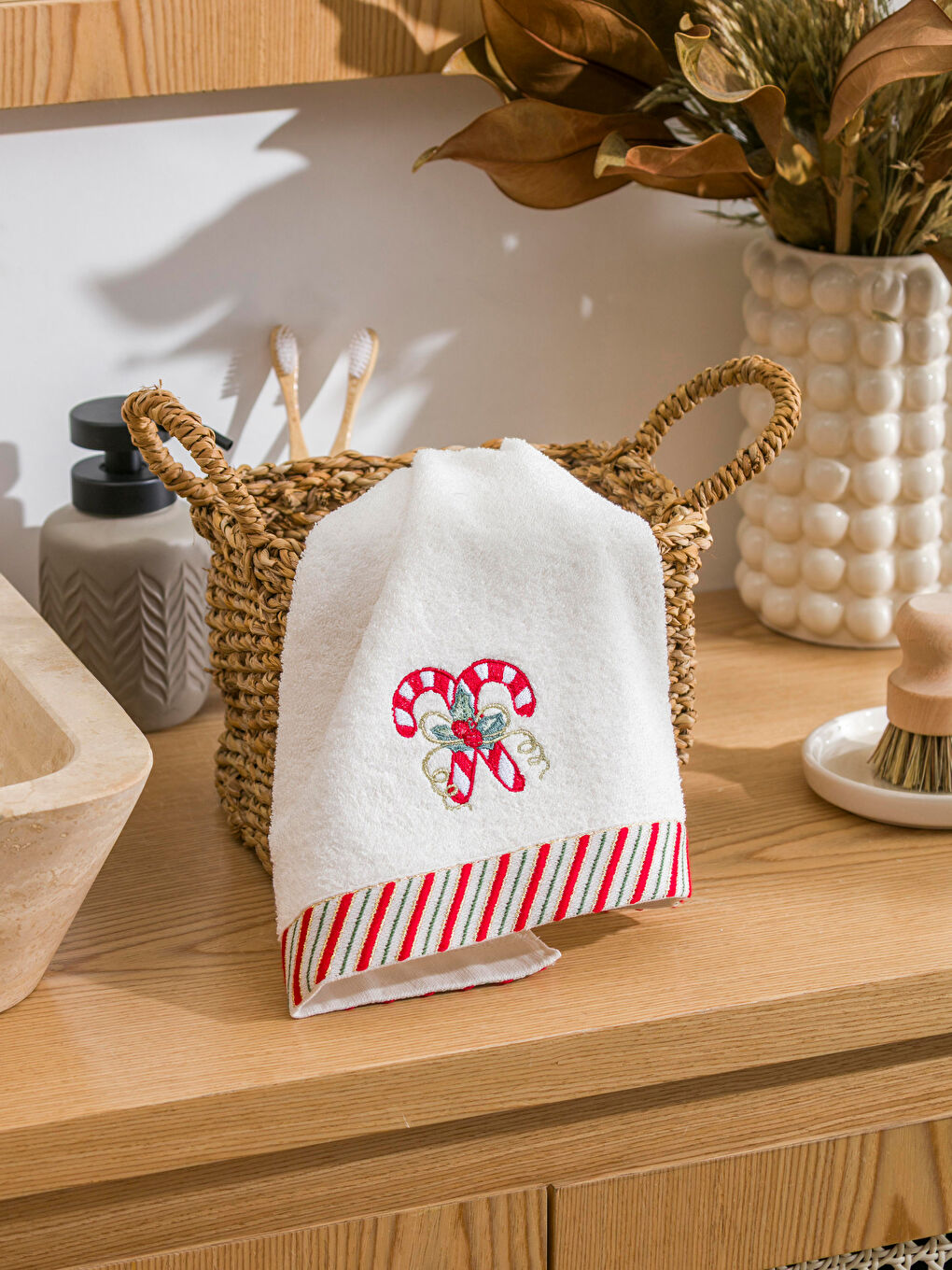 SVETLO BEŽ Ručni peškir Uniseks-1