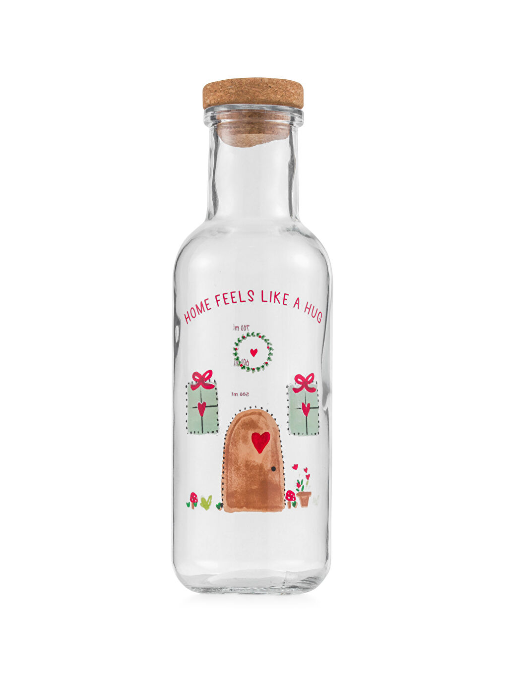 Karışık Baskılı Cam Sürahi 1000 ml-6