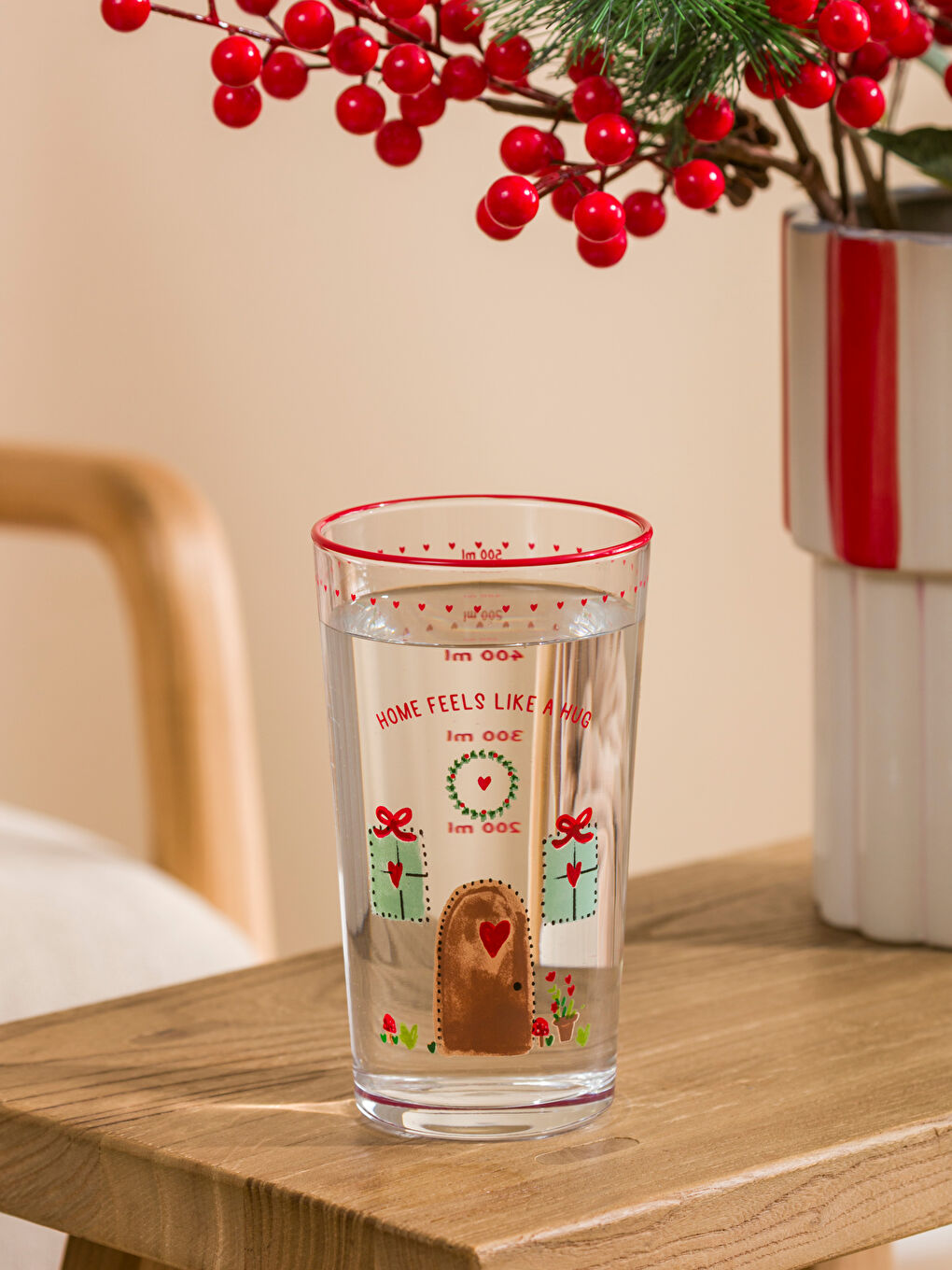 принтті шыны стақан 500 мл