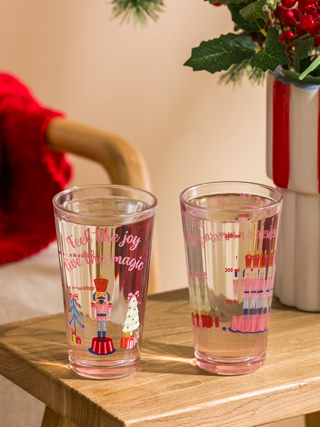 Karışık Kurşun Asker Baskılı Cam Bardak Seti 2'li 420 ml-2