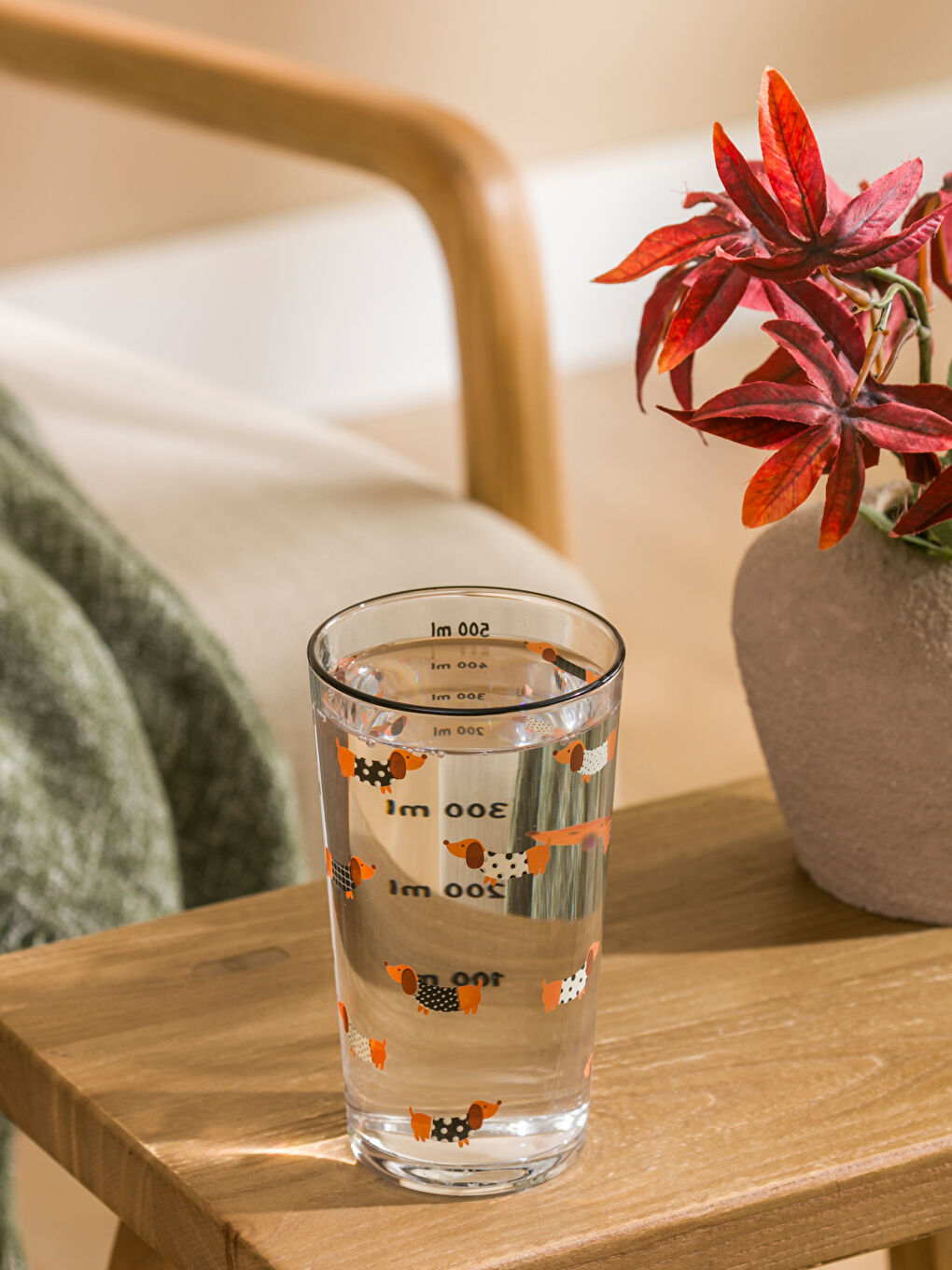 Karışık Baskılı Cam Bardak 500 ml