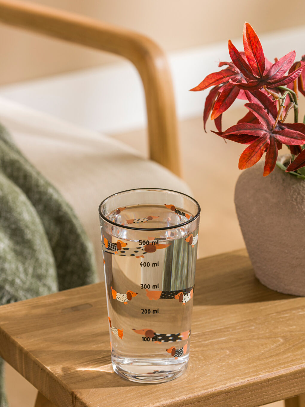 Karışık Baskılı Cam Bardak 500 ml-1