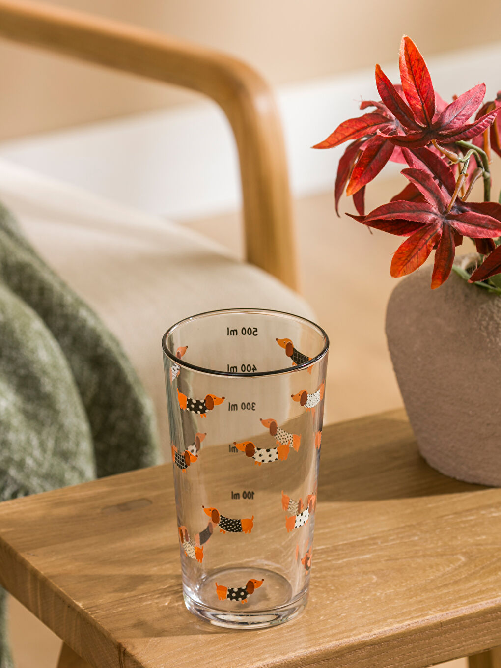 Karışık Baskılı Cam Bardak 500 ml-2