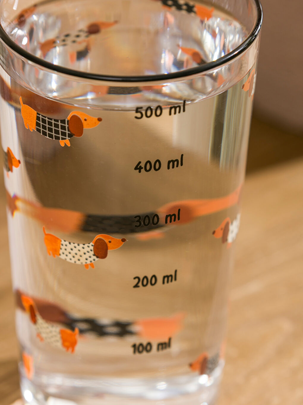 Karışık Baskılı Cam Bardak 500 ml-3