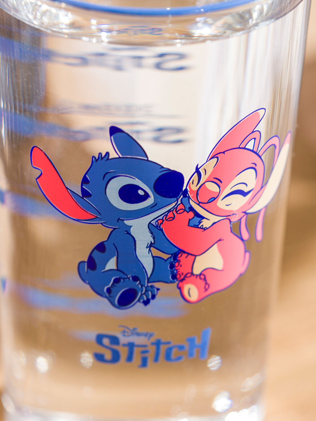 Karışık Lilo ve Stitch Baskılı Cam Bardak 570 ml-3