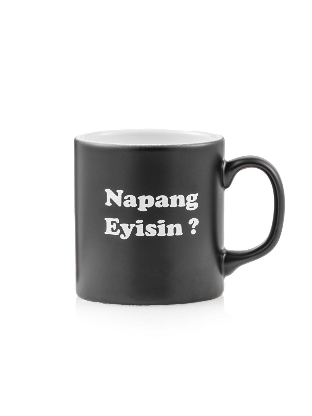 Karışık Yazı Baskılı Seramik Kupa 320 ml-3