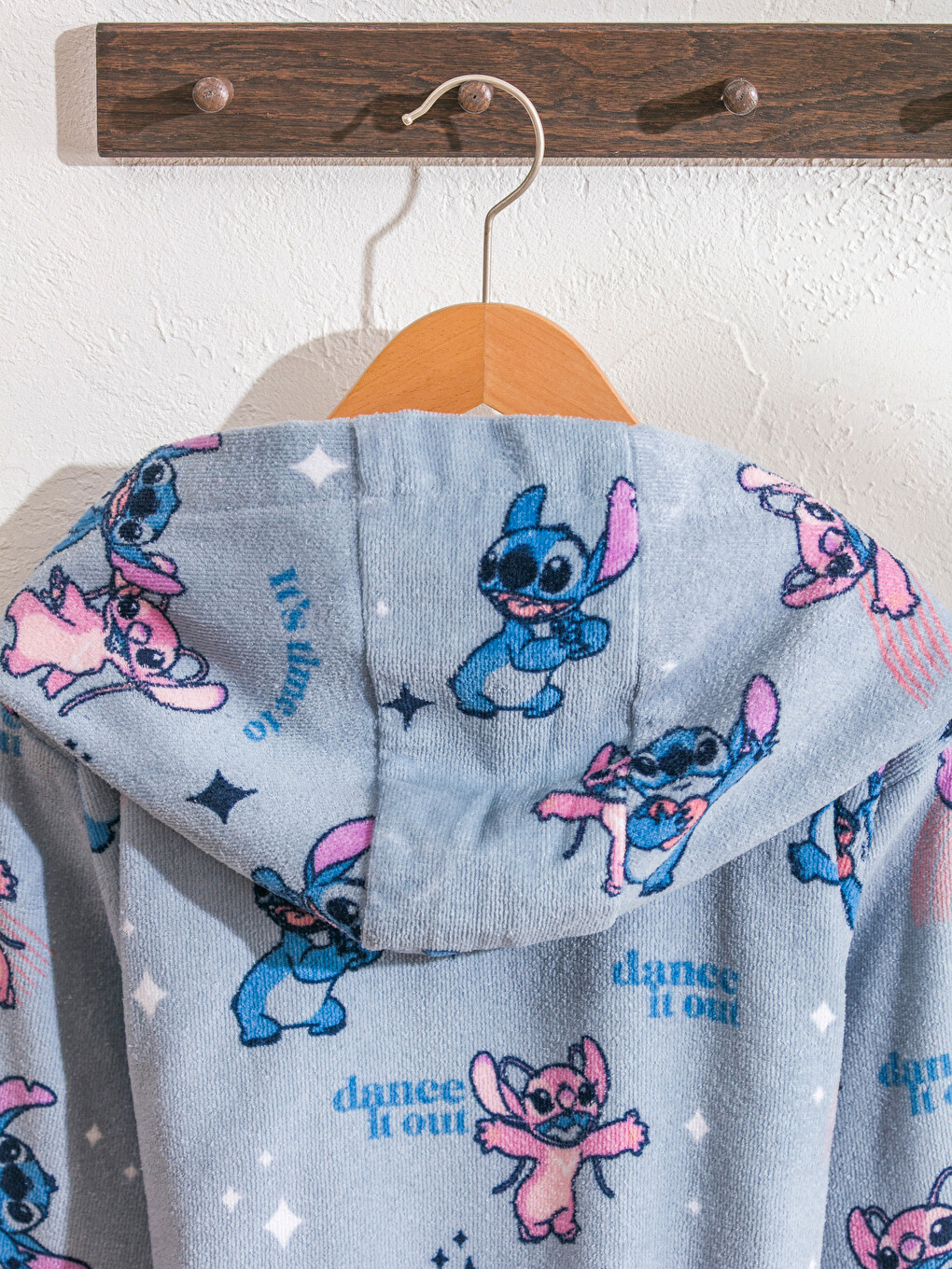 Rrobë Banje Për Fëmijë Me Print Lilo And Stitch-3