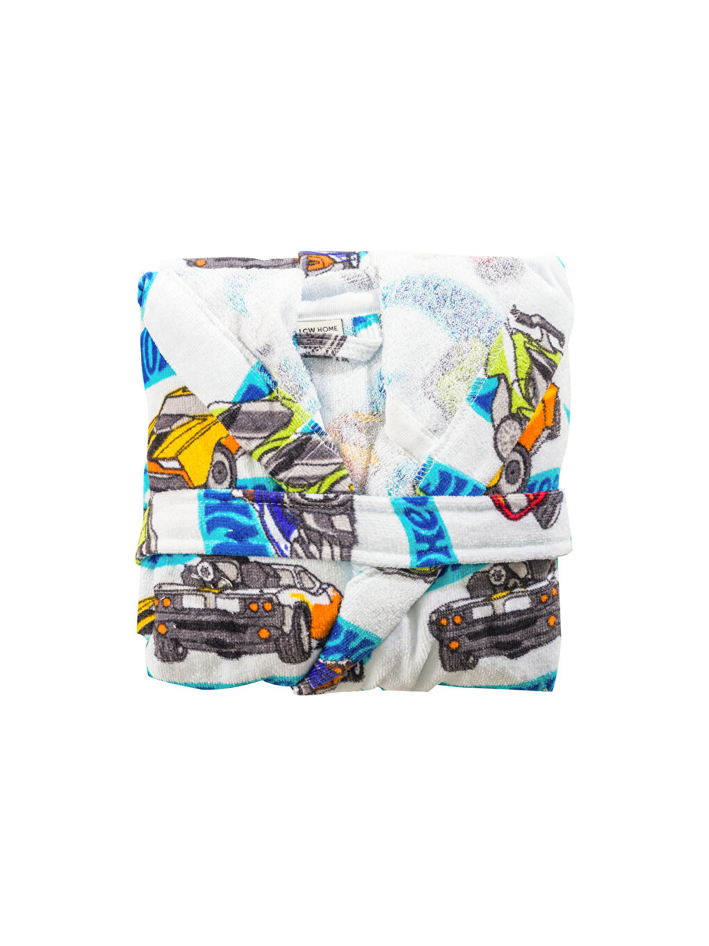 Karışık Hot Wheels Baskılı Erkek Çocuk Bornoz-4