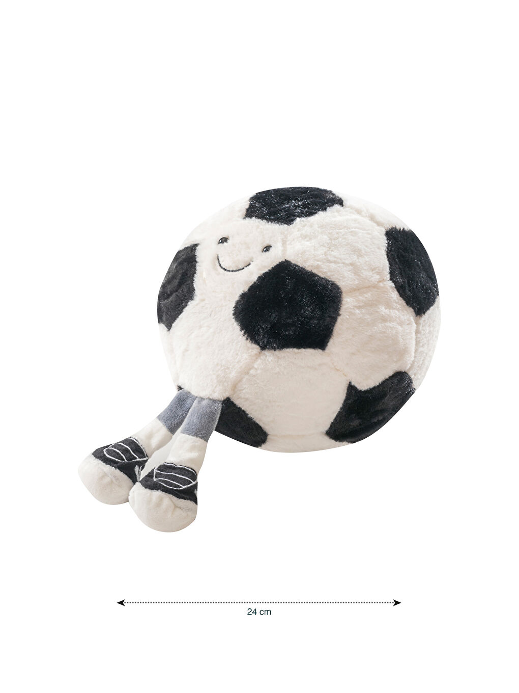 Karışık Futbol Topu Figürlü Pelüş Bebek Kırlent 24 cm-3