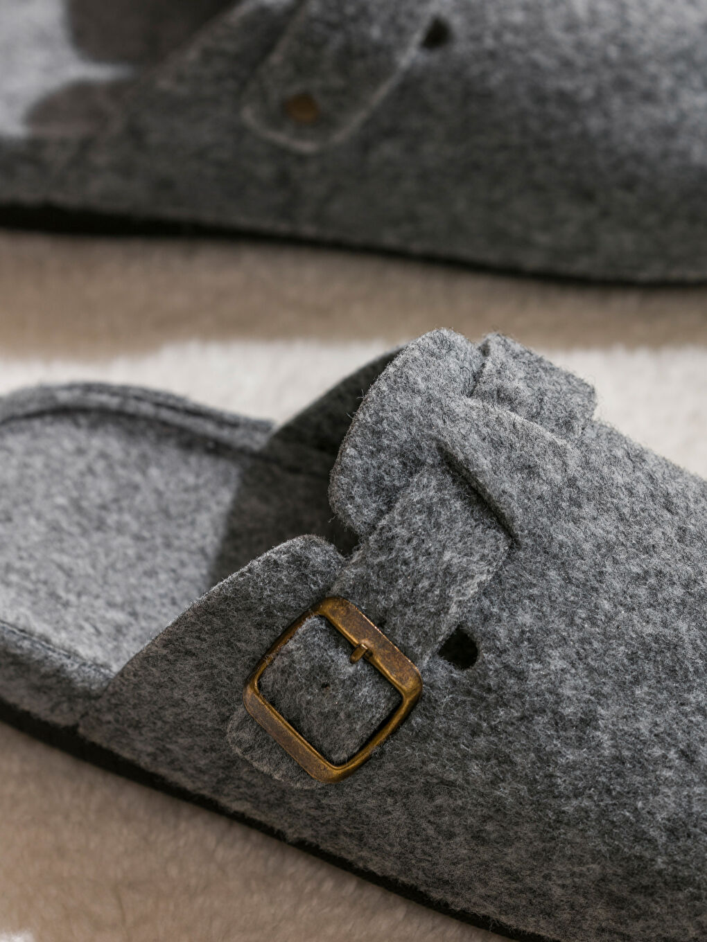 Gri Erkek Ev Terliği-2