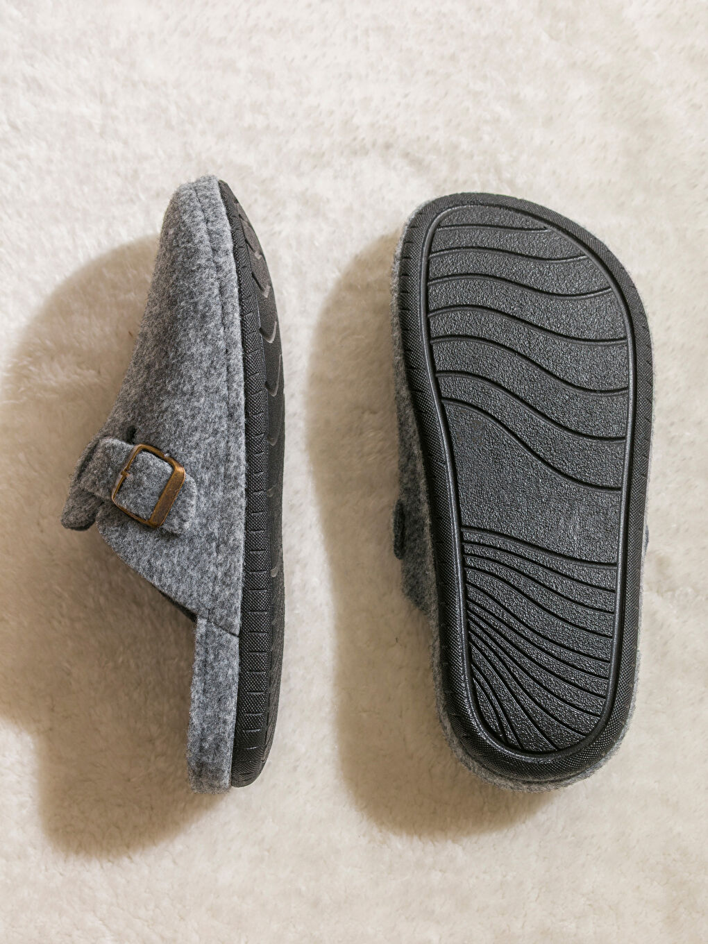 Gri Erkek Ev Terliği-3