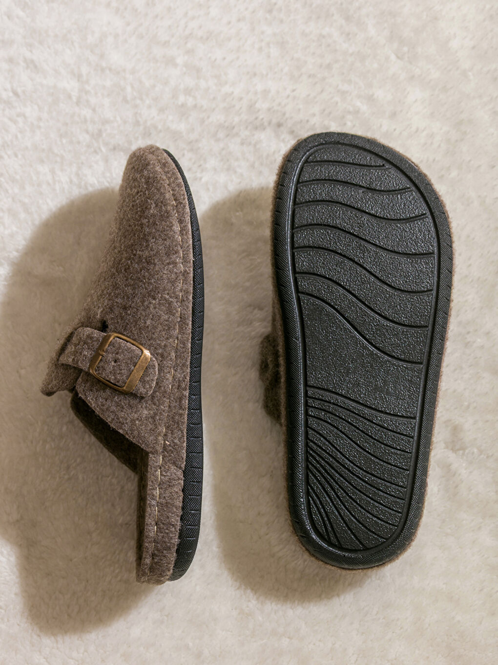 Bej Erkek Ev Terliği-3