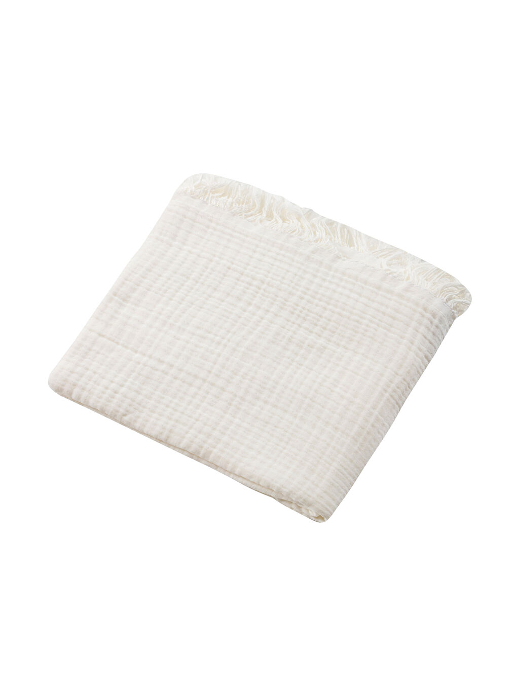 Baby Girl ECRU Muslin Shawl-3