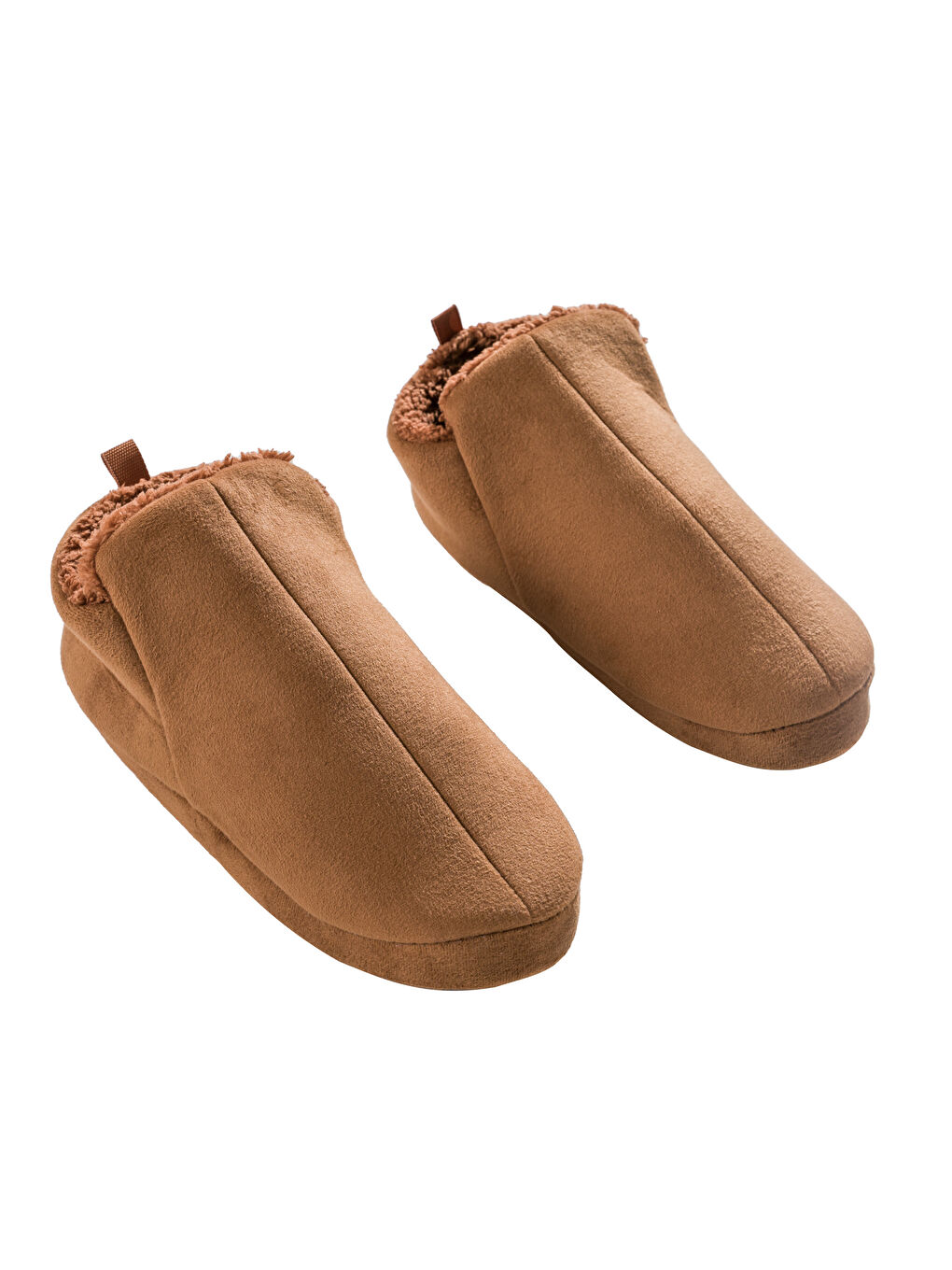 Kahverengi Içi Kürklü Erkek Ev Botu Panduf-4