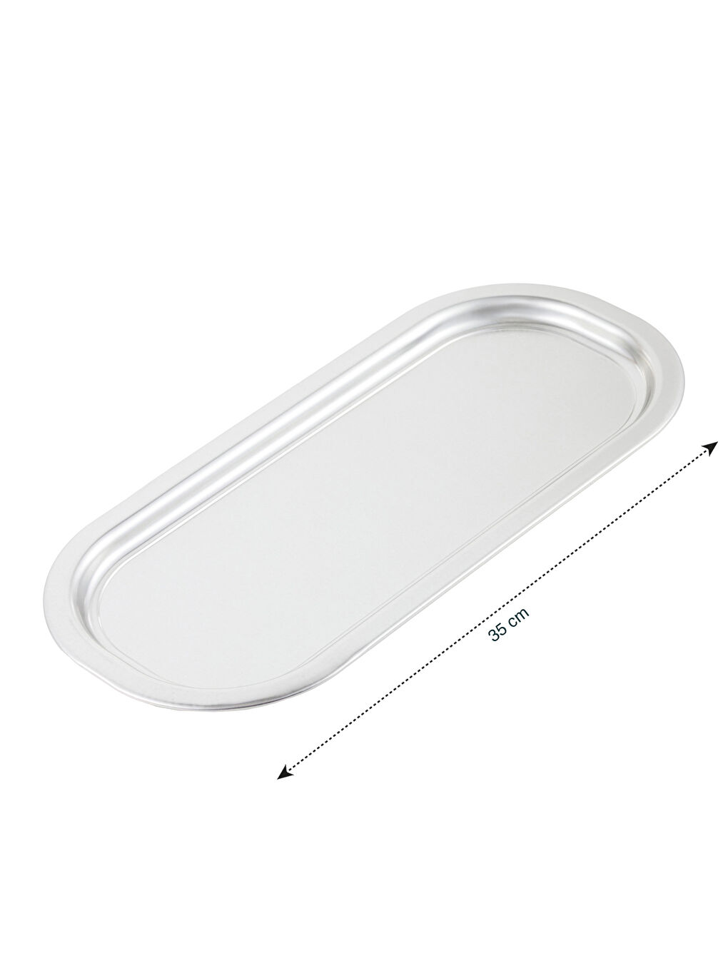 Gri Metal Tepsi 35 cm-3