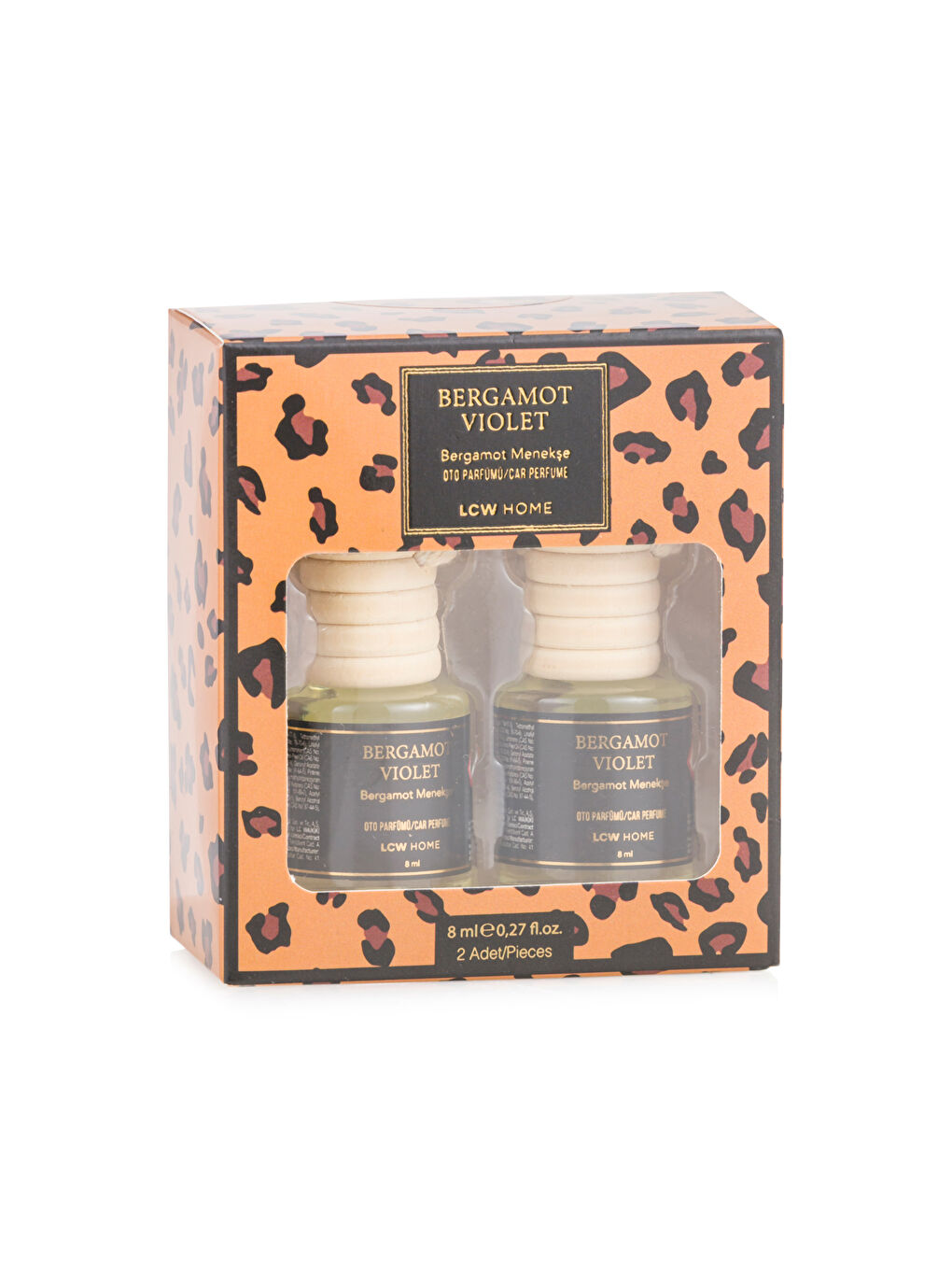 Karışık Bergamot Kokulu Oto Kokusu 8 ml 2'li-2