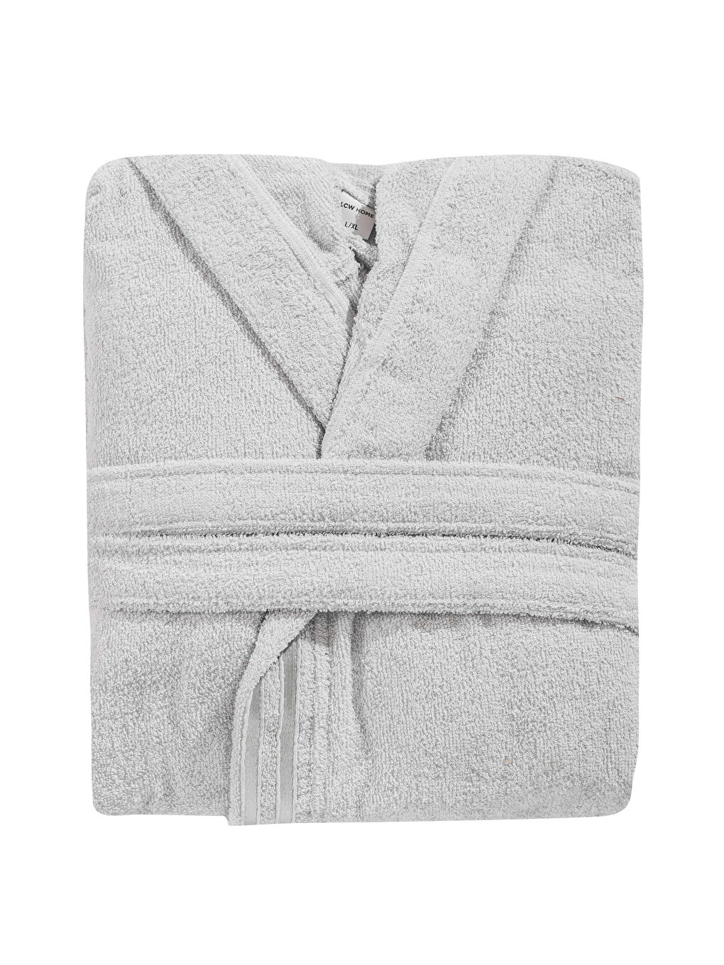 Antrasit Unisex Kapüşonlu Bornoz-4