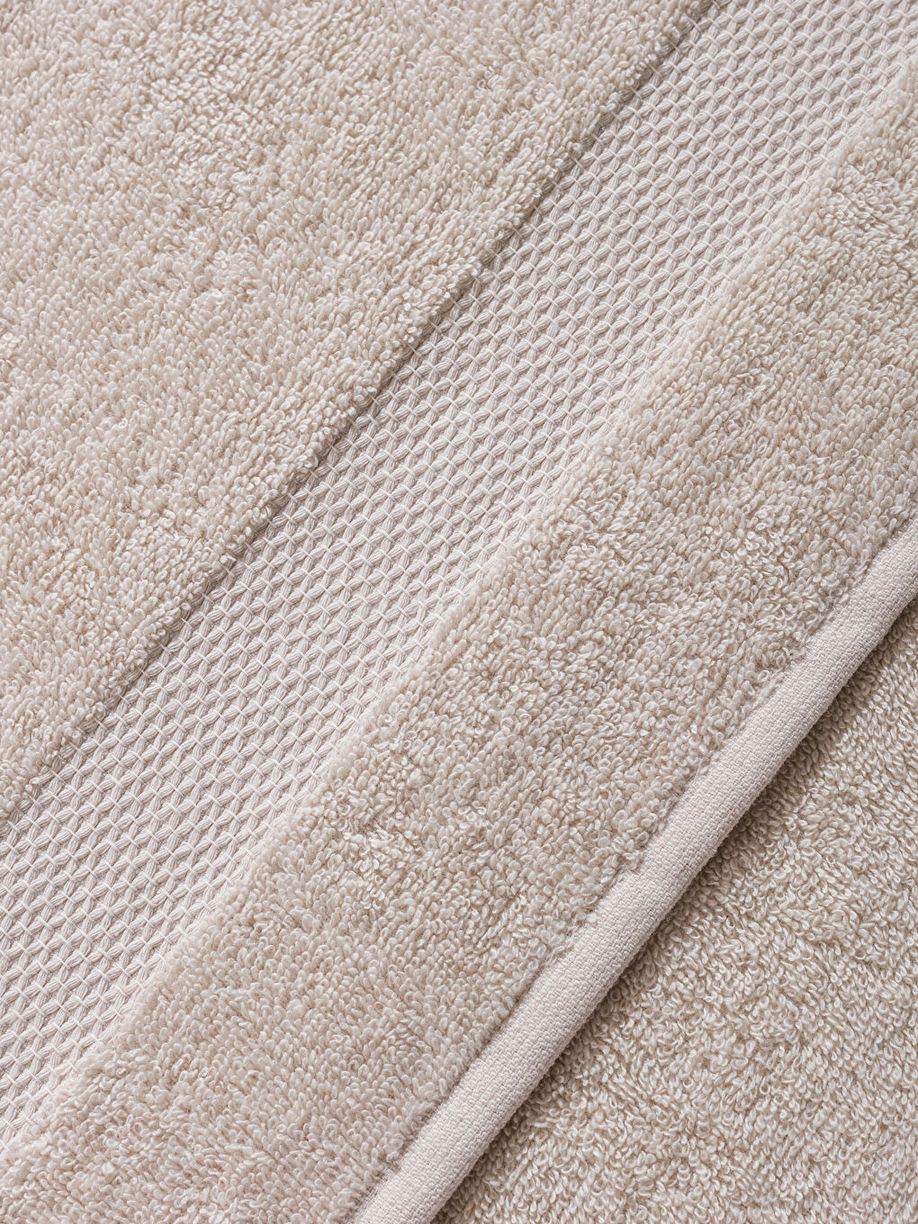 Bej Basic Yüz Havlusu 50x80 cm-3