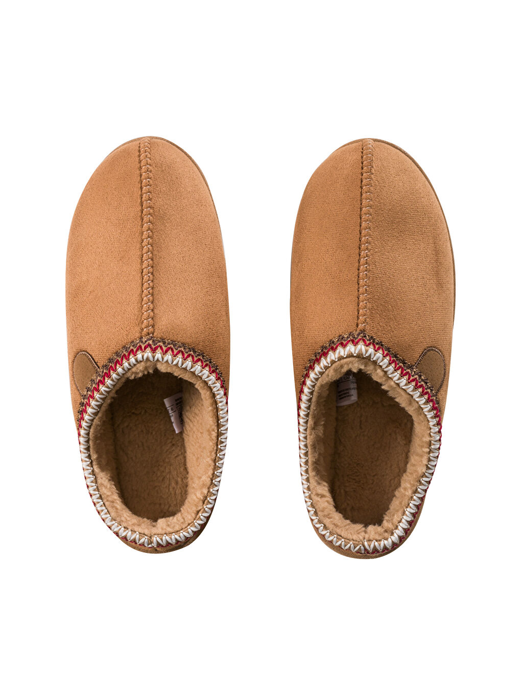 Bej İçi Tüylü Erkek Ev  Terliği-5