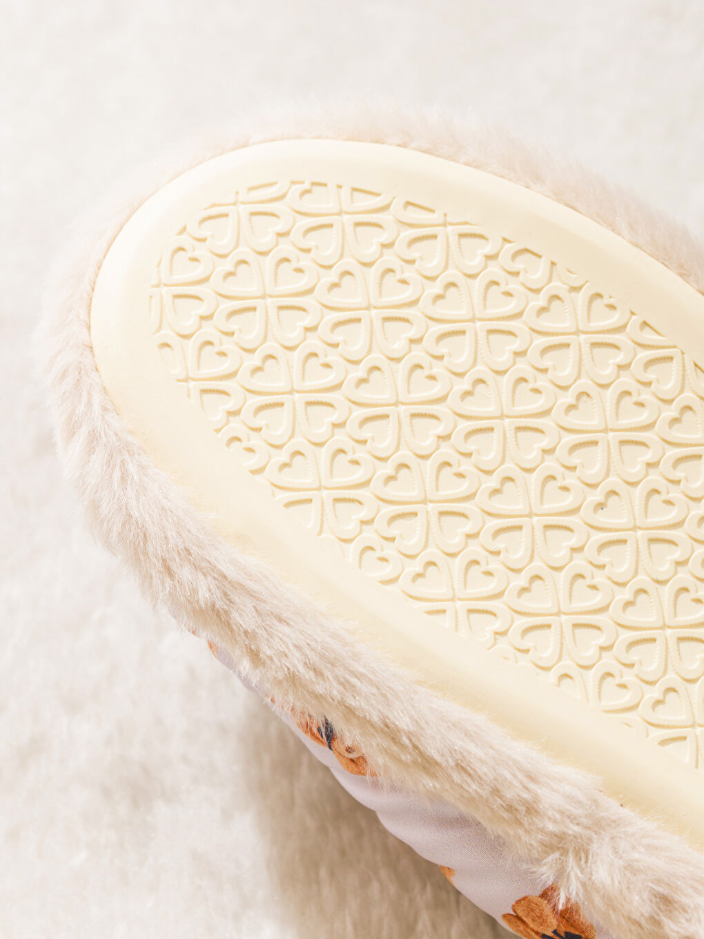 Karışık Ayı Teddy Baskılı Kadın Ev Terliği-4